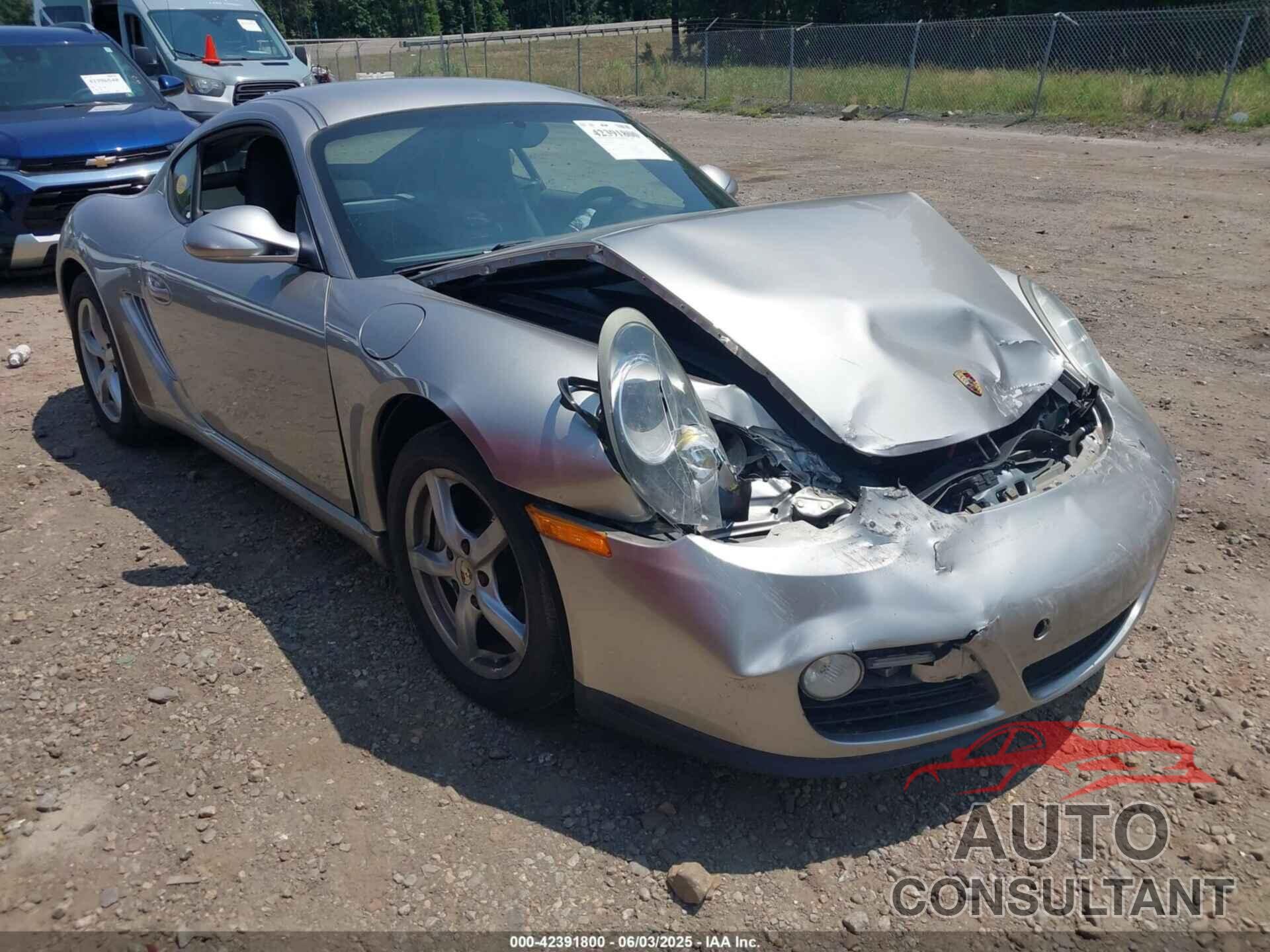 PORSCHE CAYMAN 2012 - WP0AA2A86CS760234