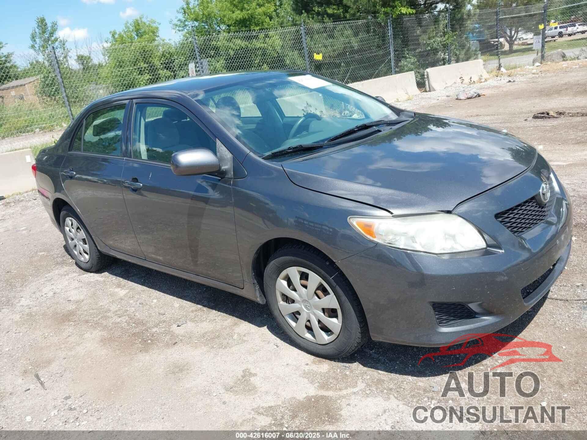 TOYOTA COROLLA 2009 - JTDBL40E199053348