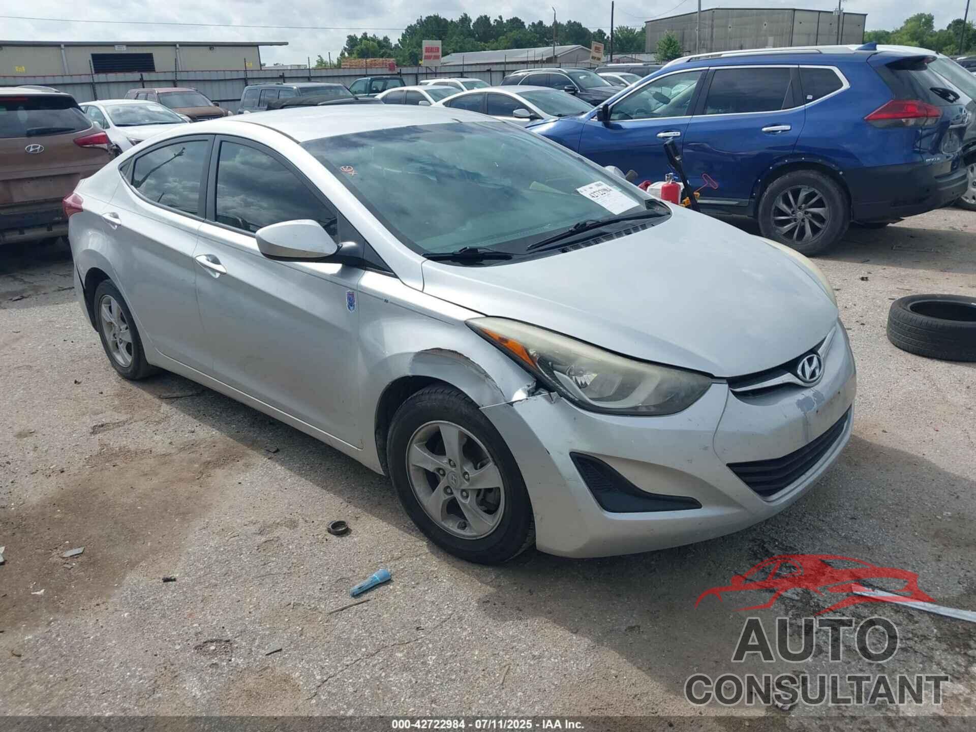 HYUNDAI ELANTRA 2015 - 5NPDH4AEXFH584107