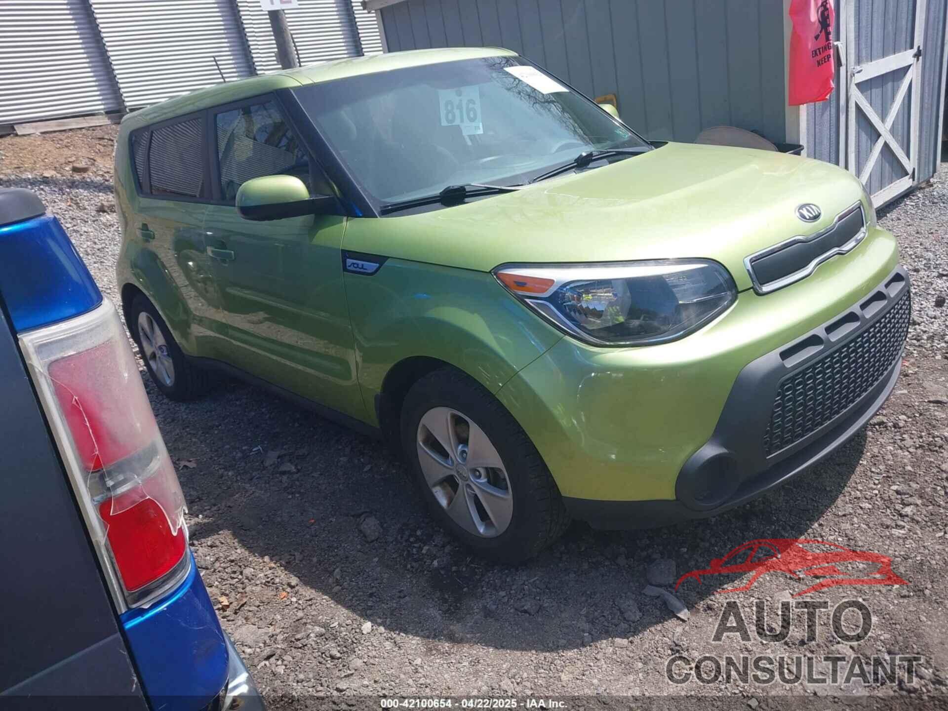 KIA SOUL 2016 - KNDJN2A29G7820452