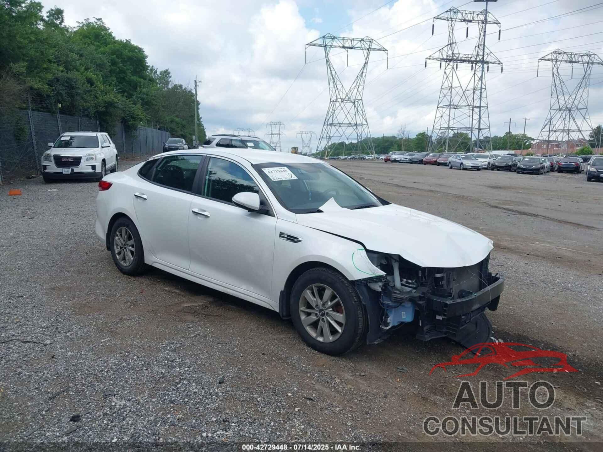 KIA OPTIMA 2016 - 5XXGT4L31GG038350