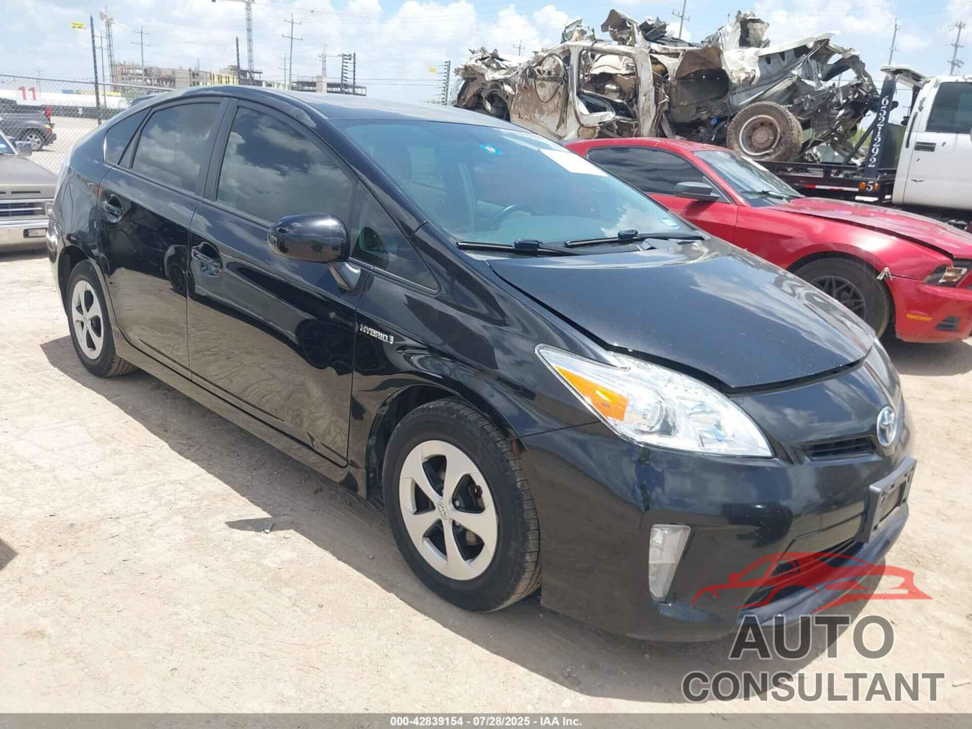 TOYOTA PRIUS 2012 - JTDKN3DU1C5383804