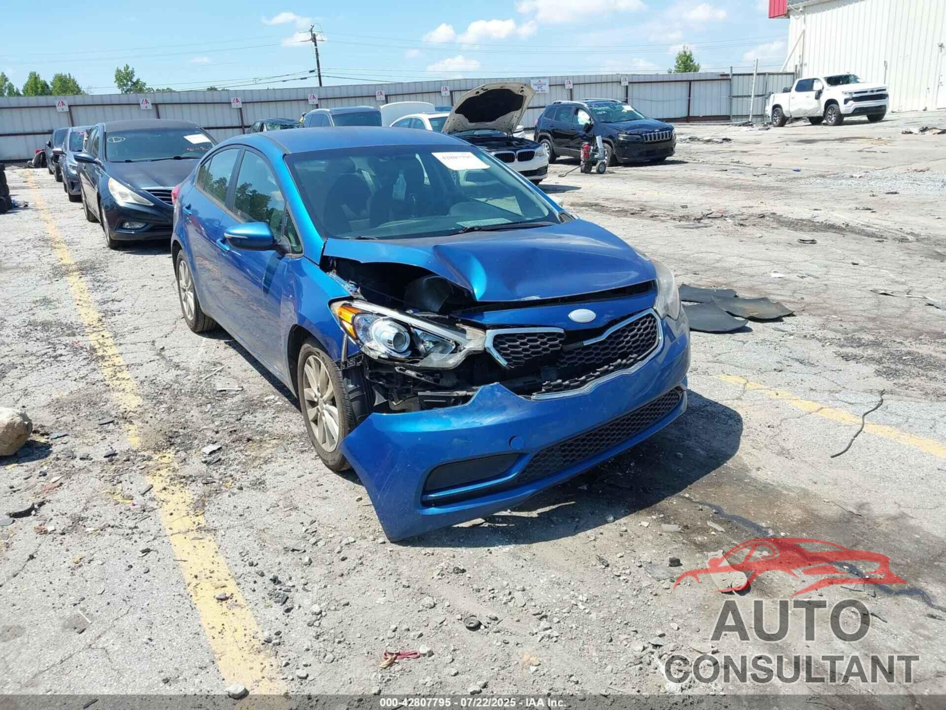 KIA FORTE 2014 - KNAFX4A61E5127217