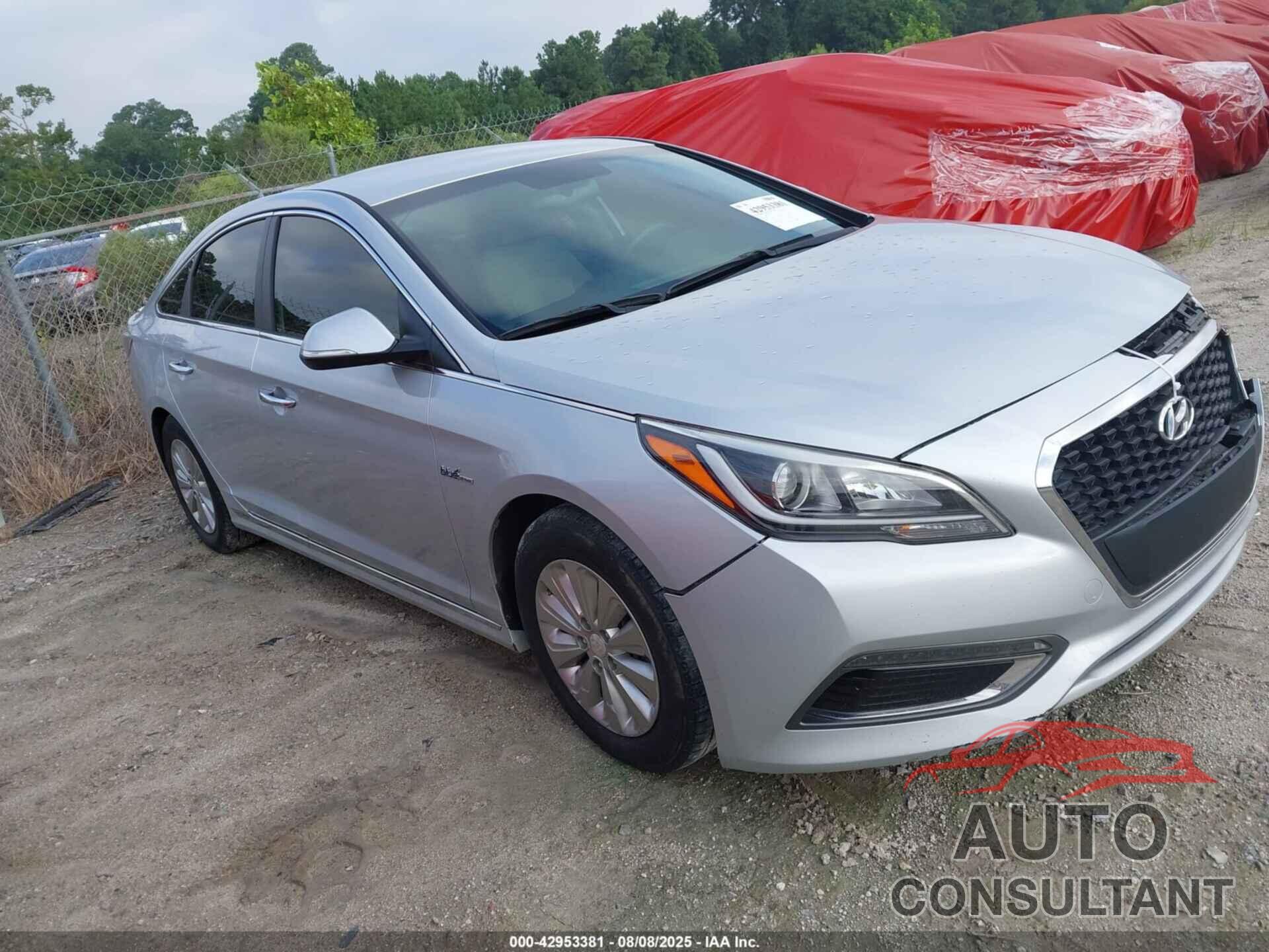 HYUNDAI SONATA HYBRID 2017 - KMHE24L14HA059162