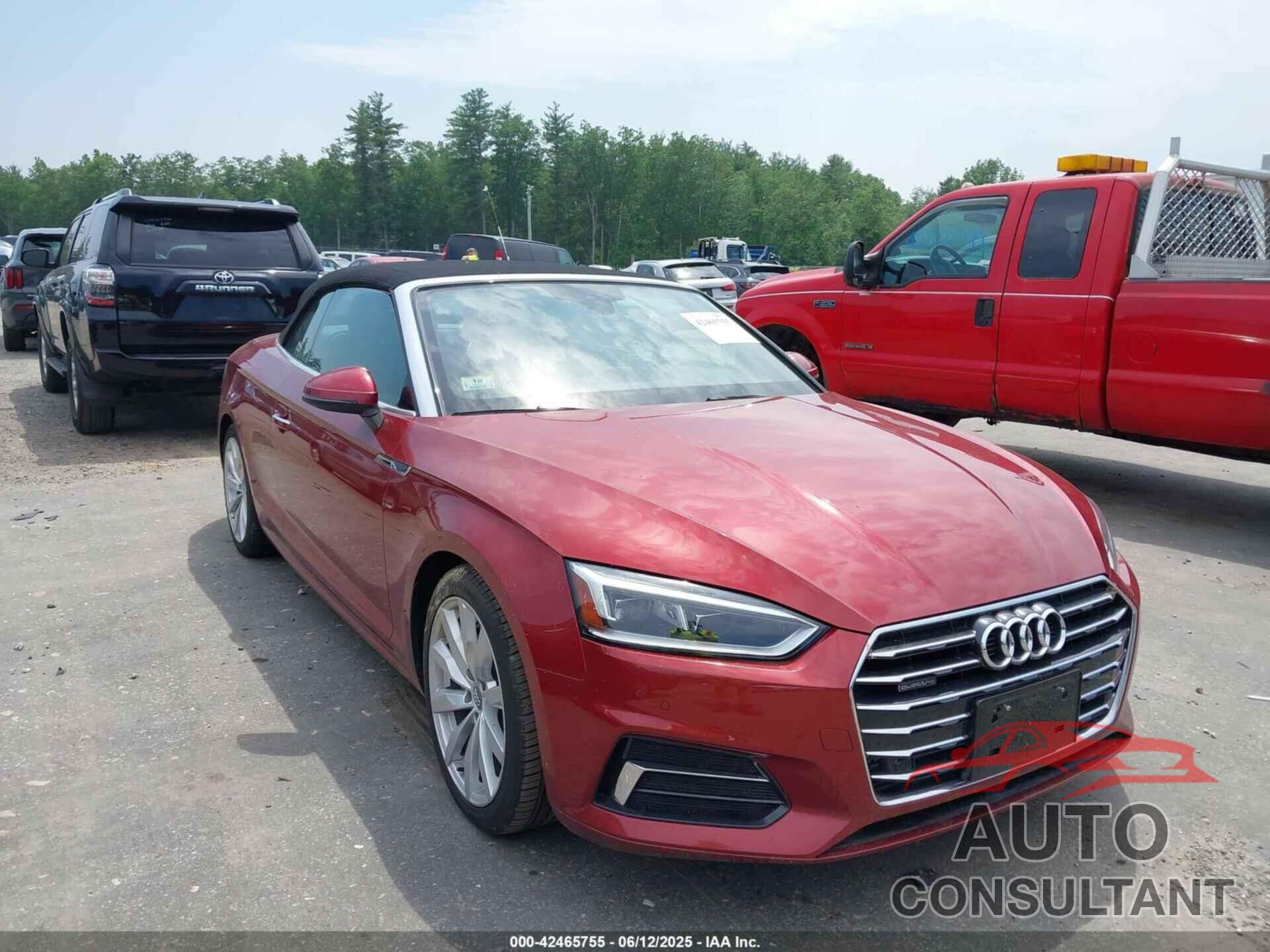 AUDI A5 2018 - WAUYNGF5XJN020208