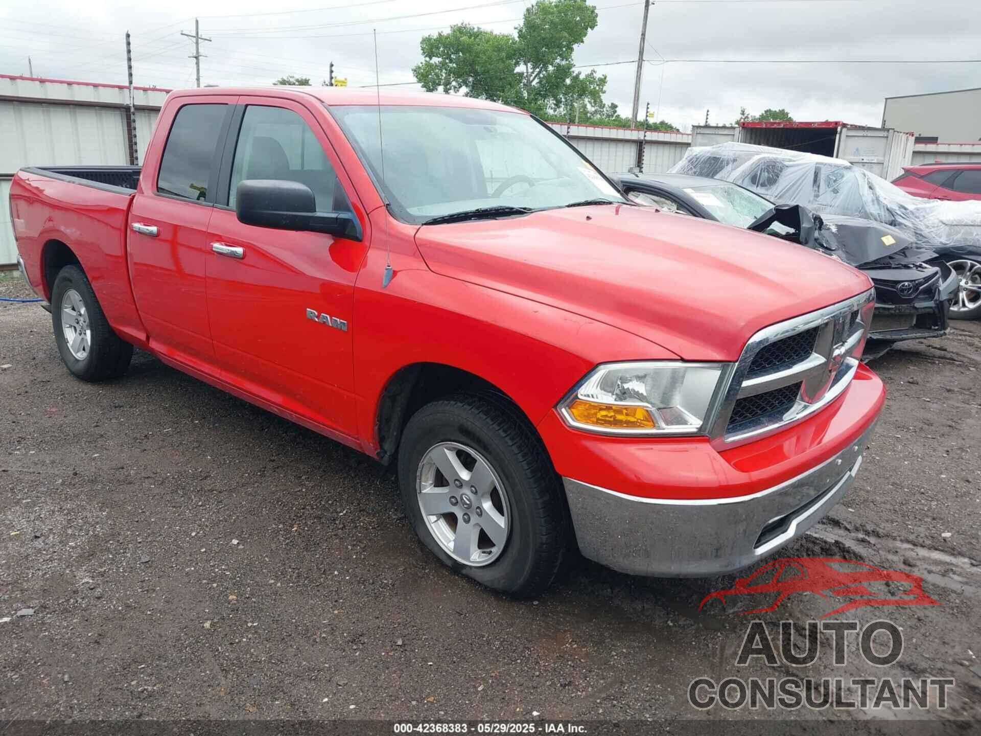 DODGE RAM 1500 2010 - 1D7RV1GP8AS105642
