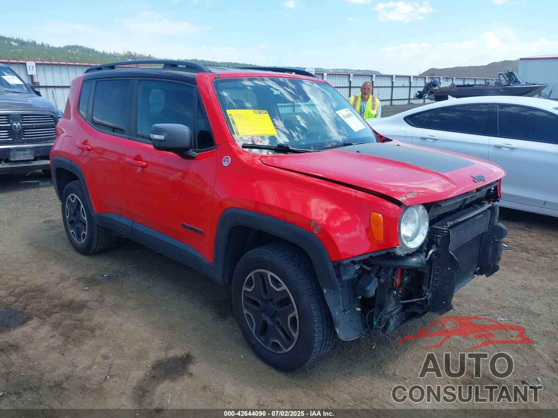JEEP RENEGADE 2017 - ZACCJBCB3HPE47124