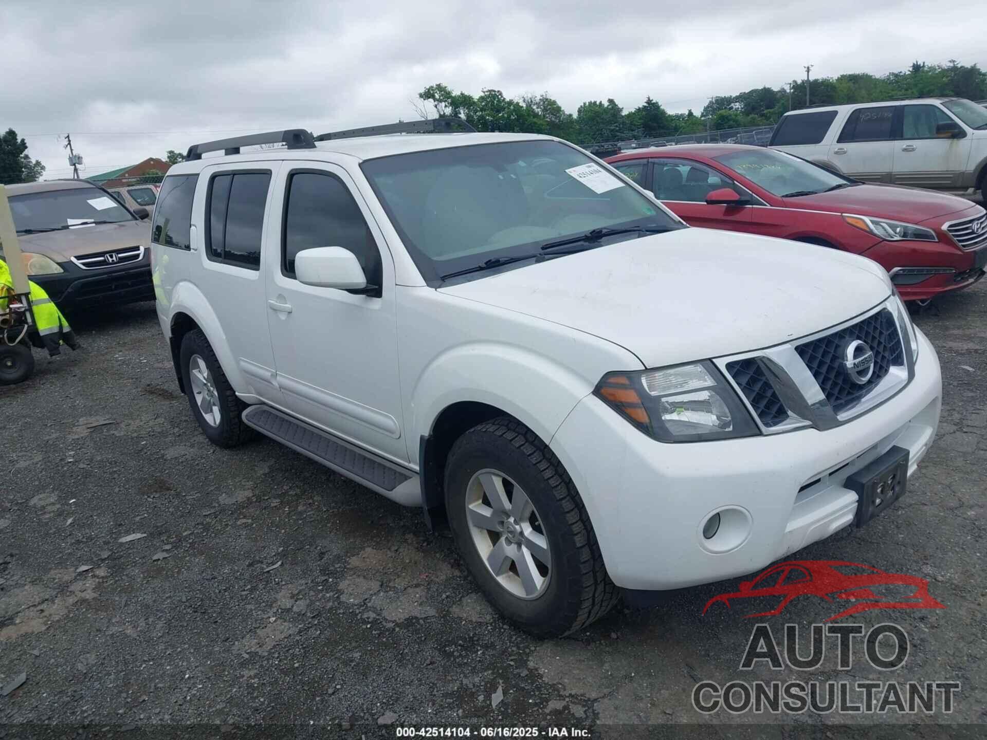 NISSAN PATHFINDER 2012 - 5N1AR1NN3CC634602