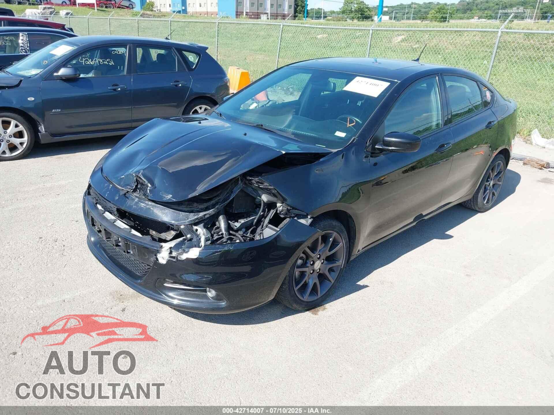 DODGE DART 2016 - 1C3CDFBB2GD701763