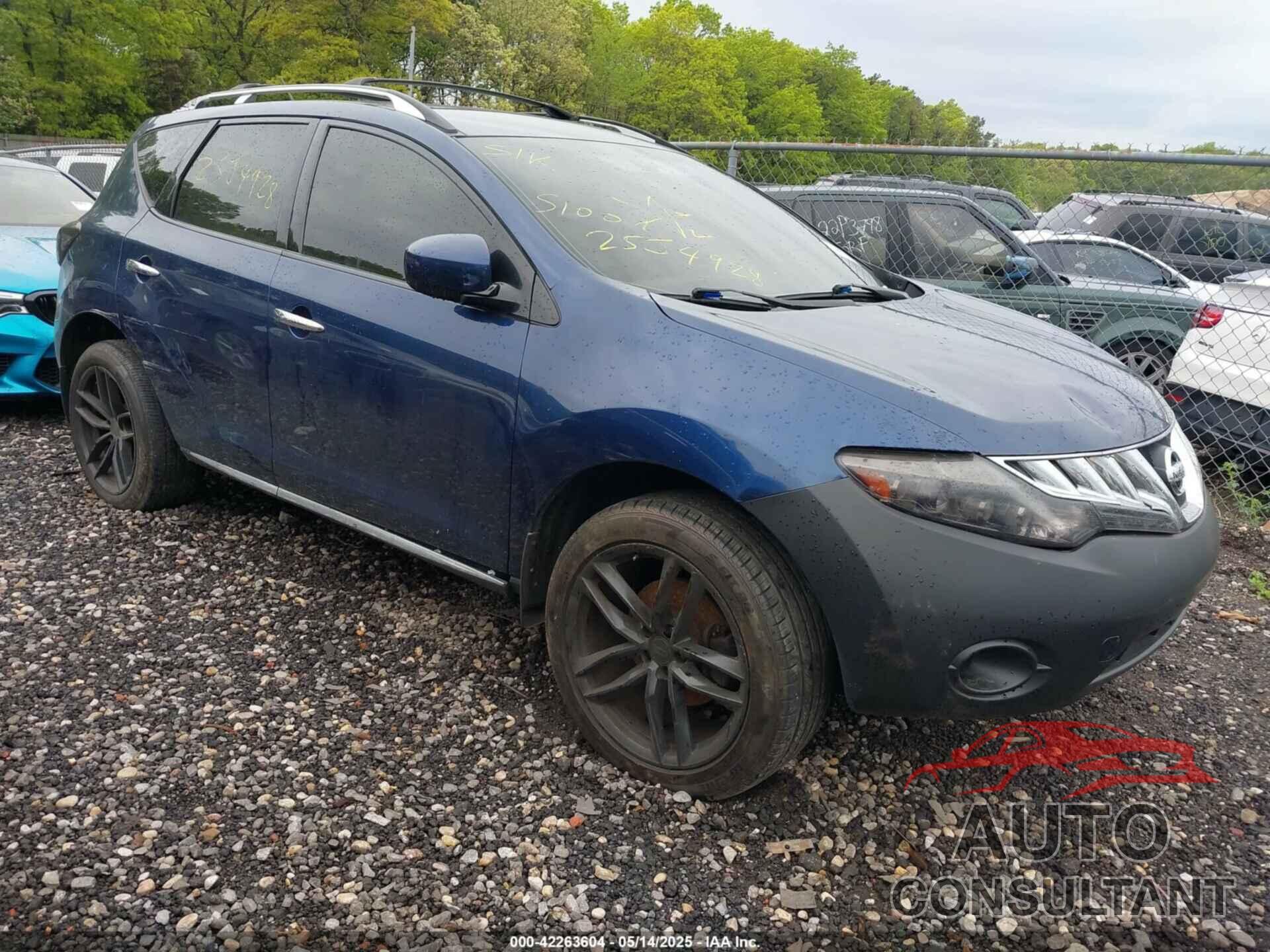 NISSAN MURANO 2009 - JN8AZ18W49W113036