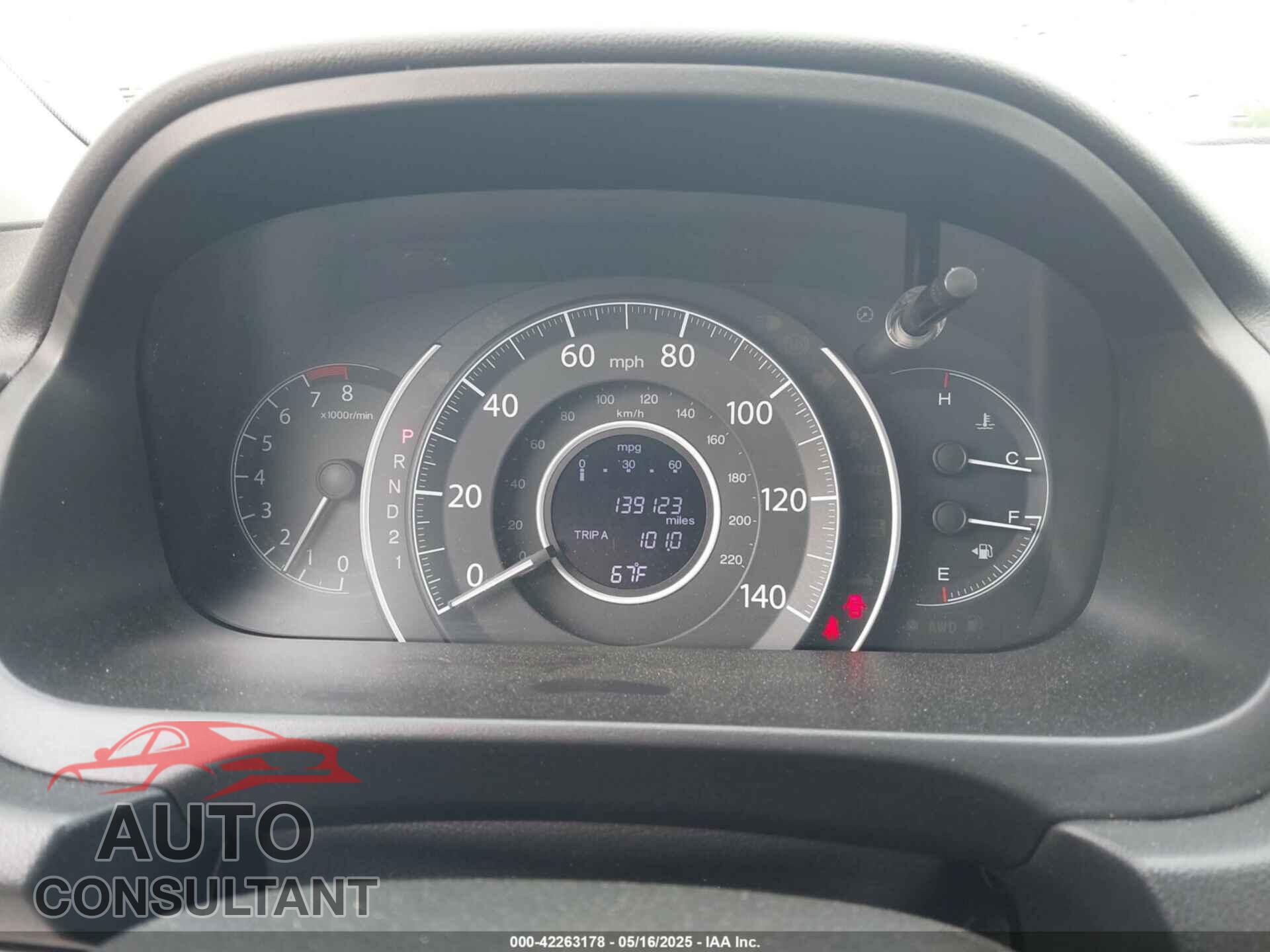 HONDA CR-V 2014 - 5J6RM4H73EL056275