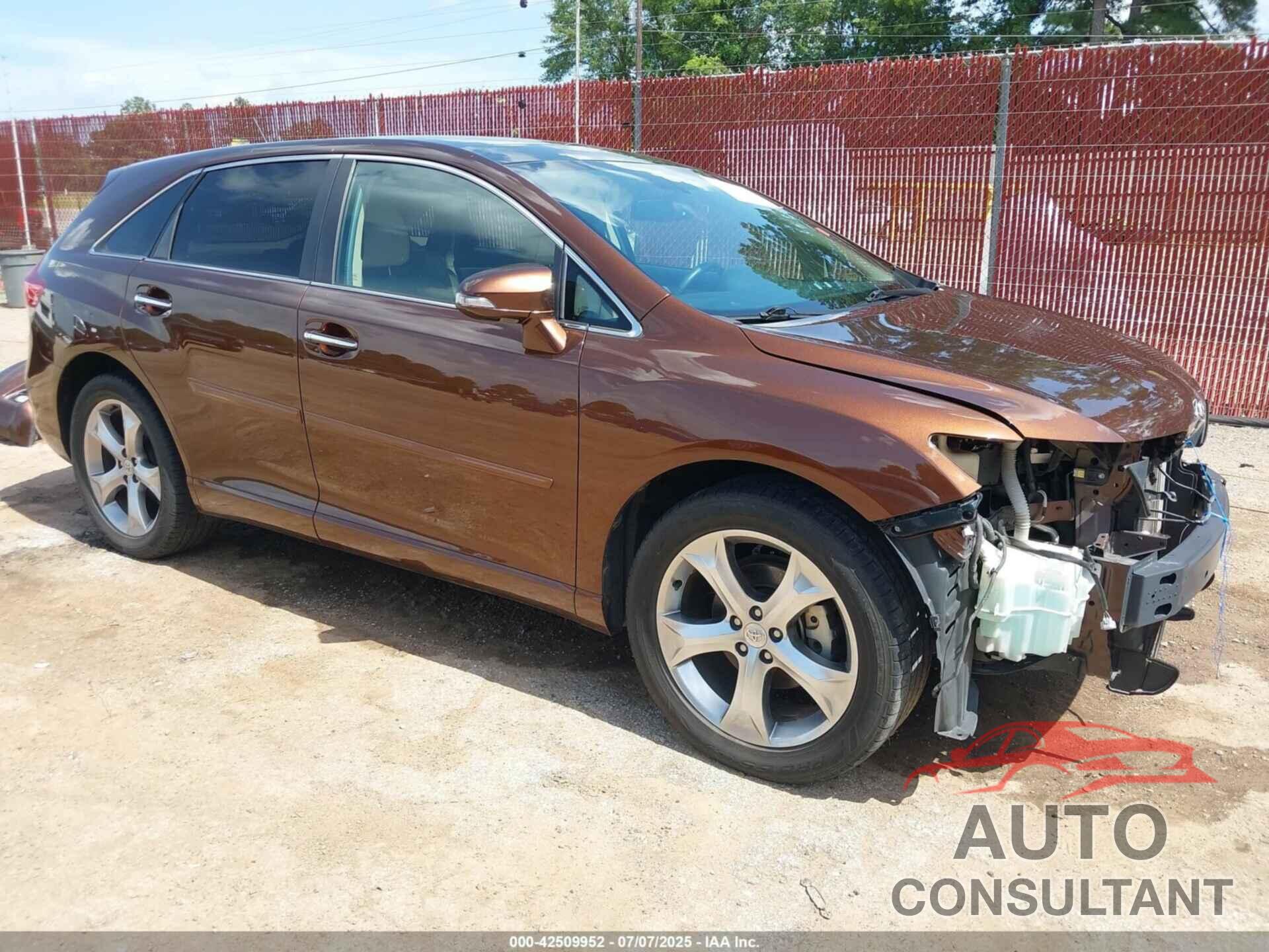 TOYOTA VENZA 2014 - 4T3ZK3BB3EU066613