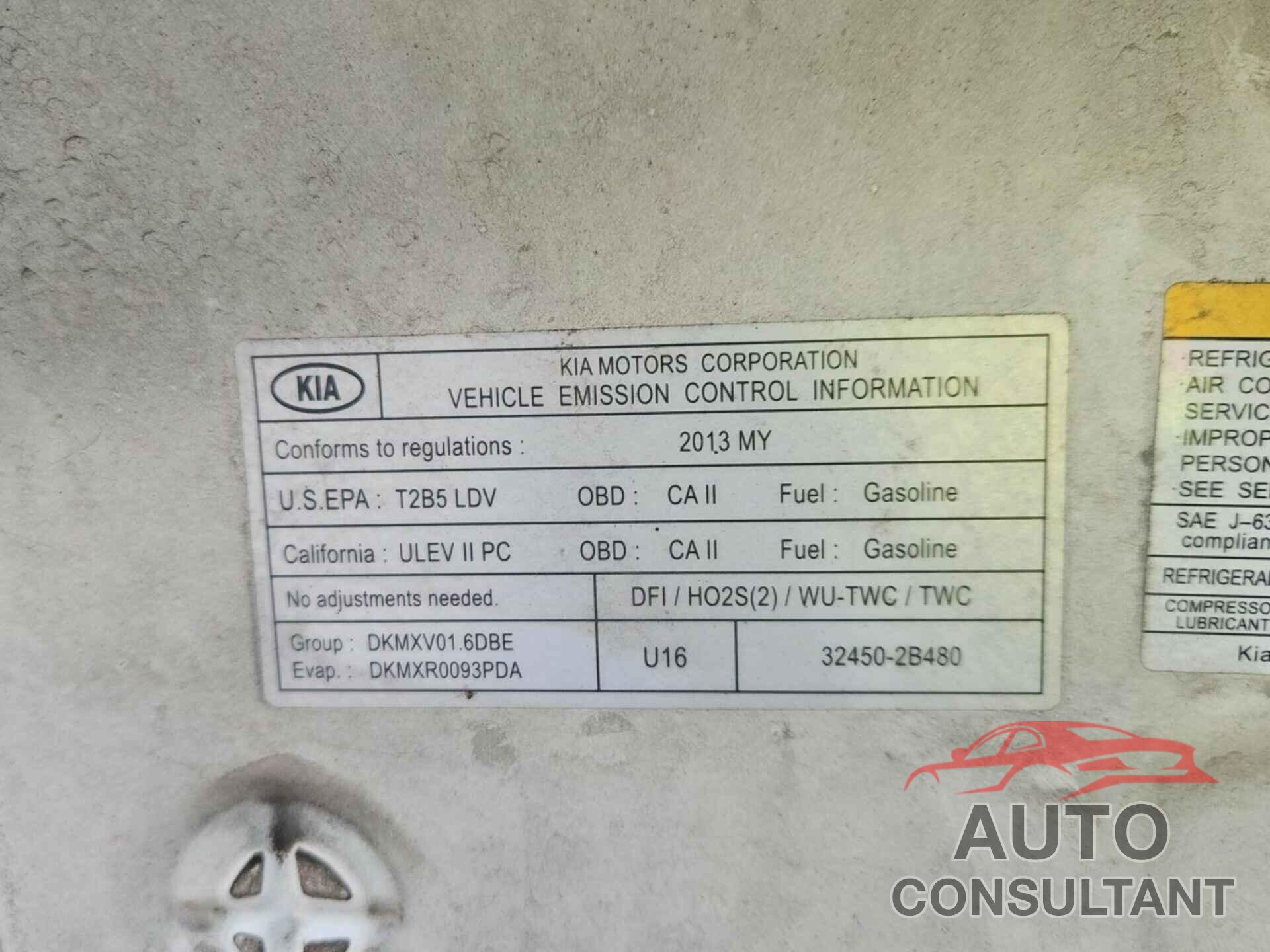 KIA SOUL 2013 - KNDJT2A52D7531599