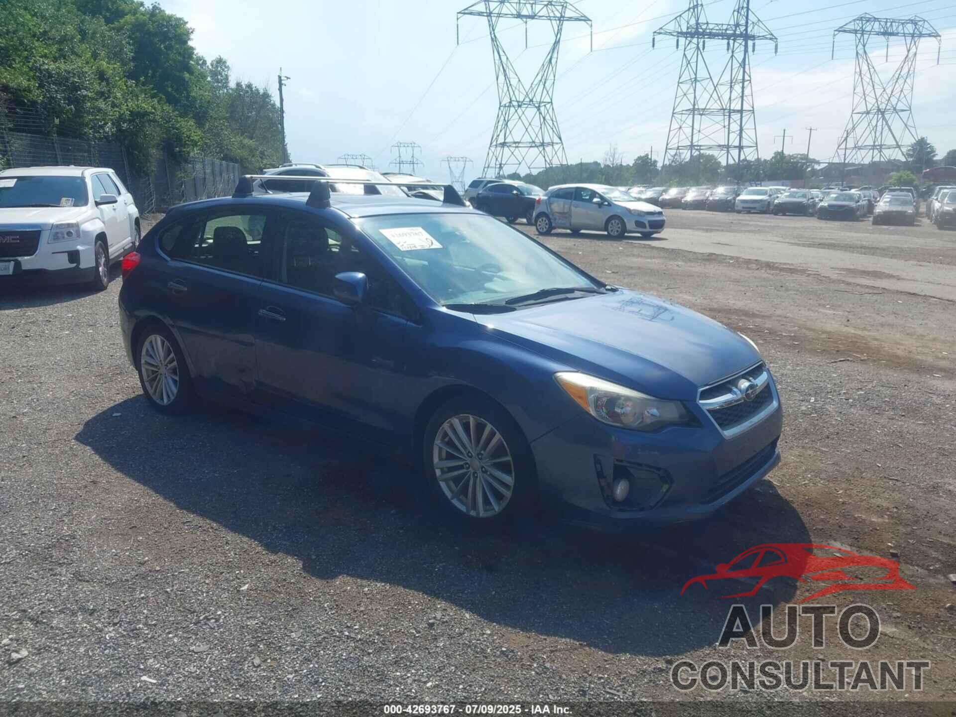SUBARU IMPREZA 2012 - JF1GPAH62CH211639