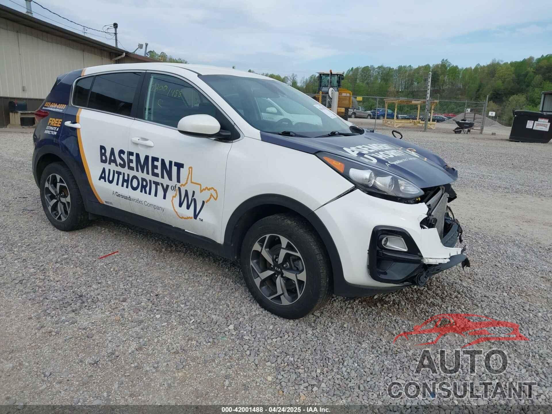 KIA SPORTAGE 2022 - KNDPMCAC3N7001509