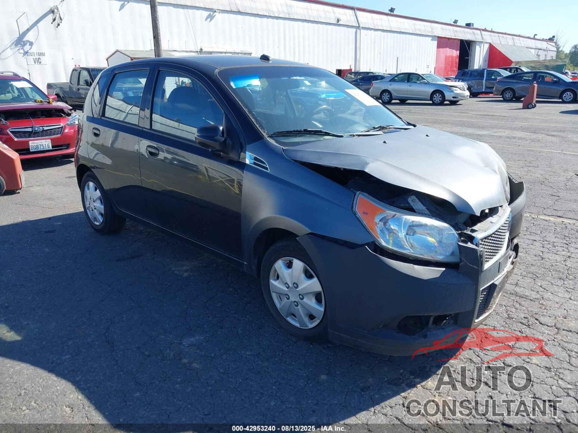 CHEVROLET AVEO 2009 - KL1TD66E49B310278