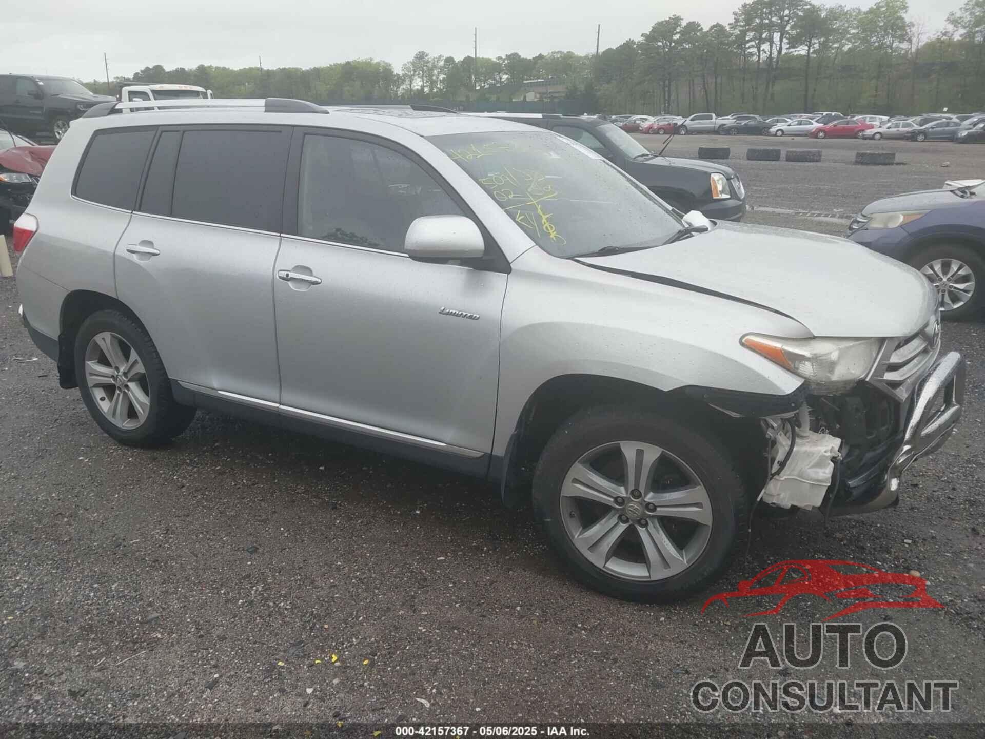 TOYOTA HIGHLANDER 2012 - 5TDDK3EH1CS157629