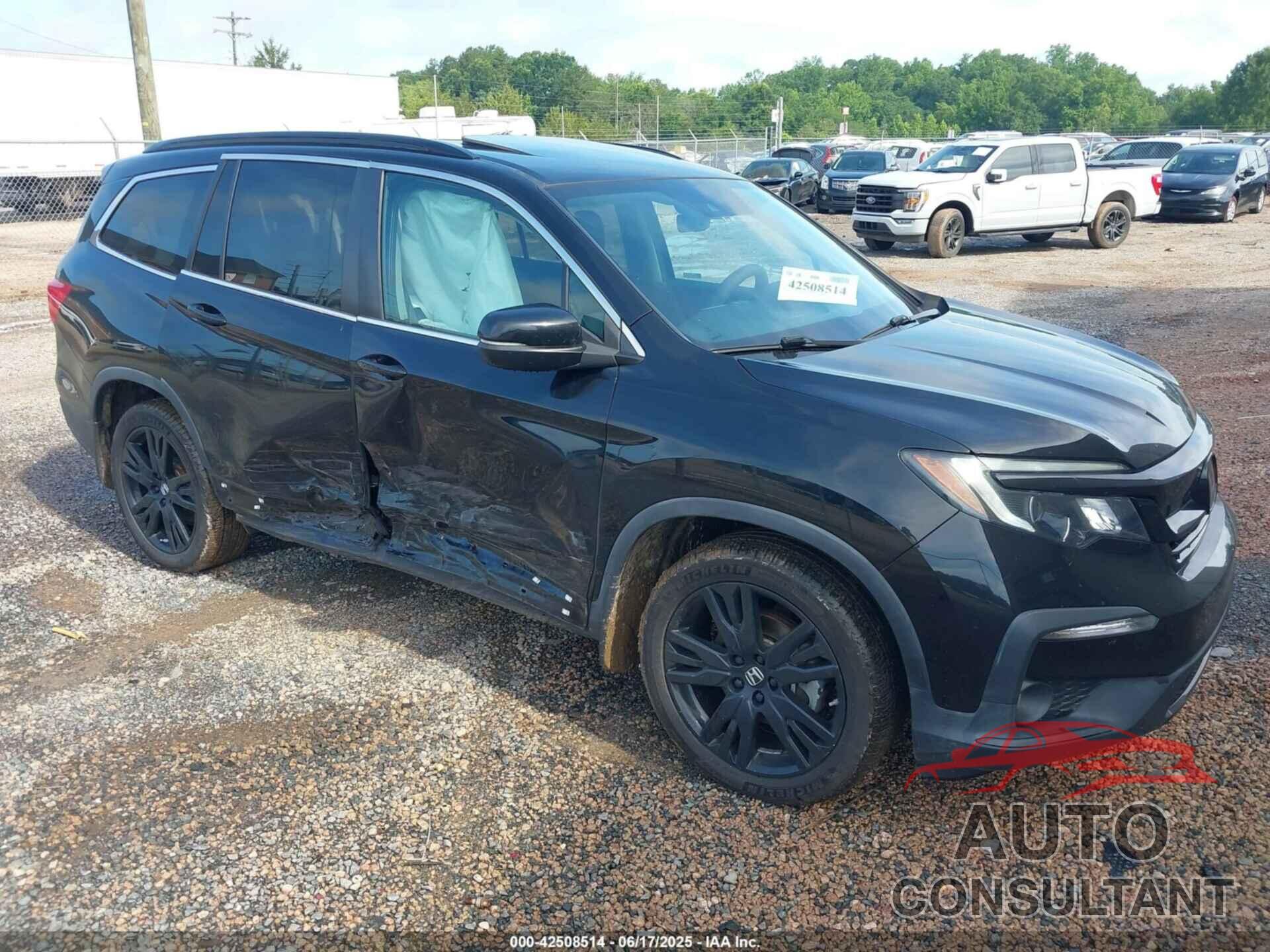 HONDA PILOT 2021 - 5FNYF5H23MB009819