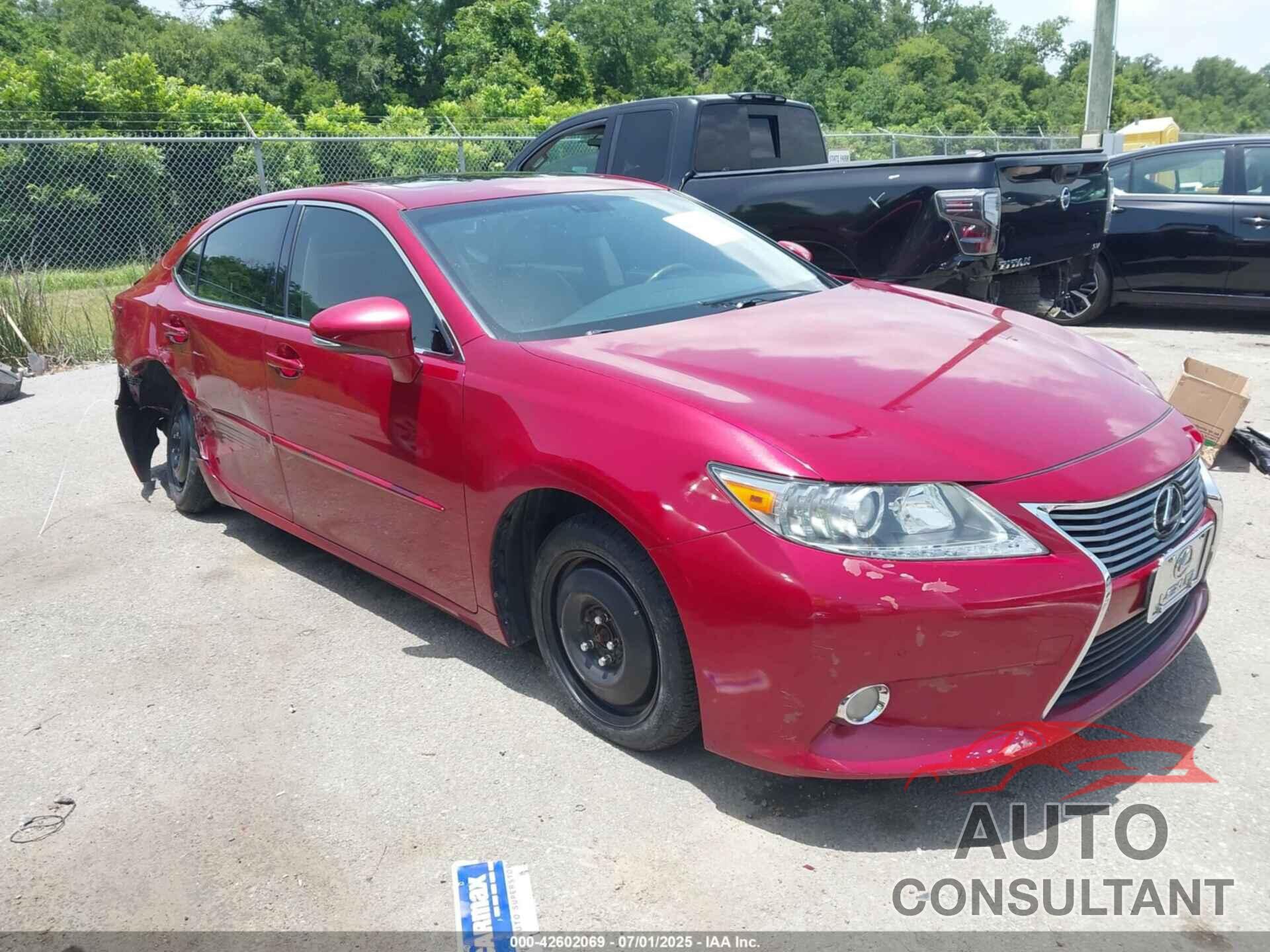 LEXUS ES 350 2013 - JTHBK1GG0D2070019
