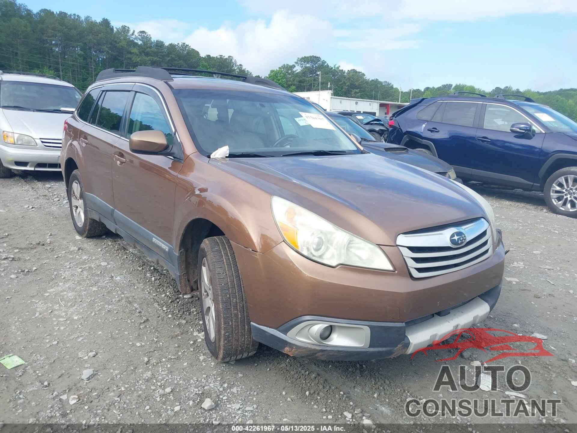 SUBARU OUTBACK 2011 - 4S4BRBKC6B3335858