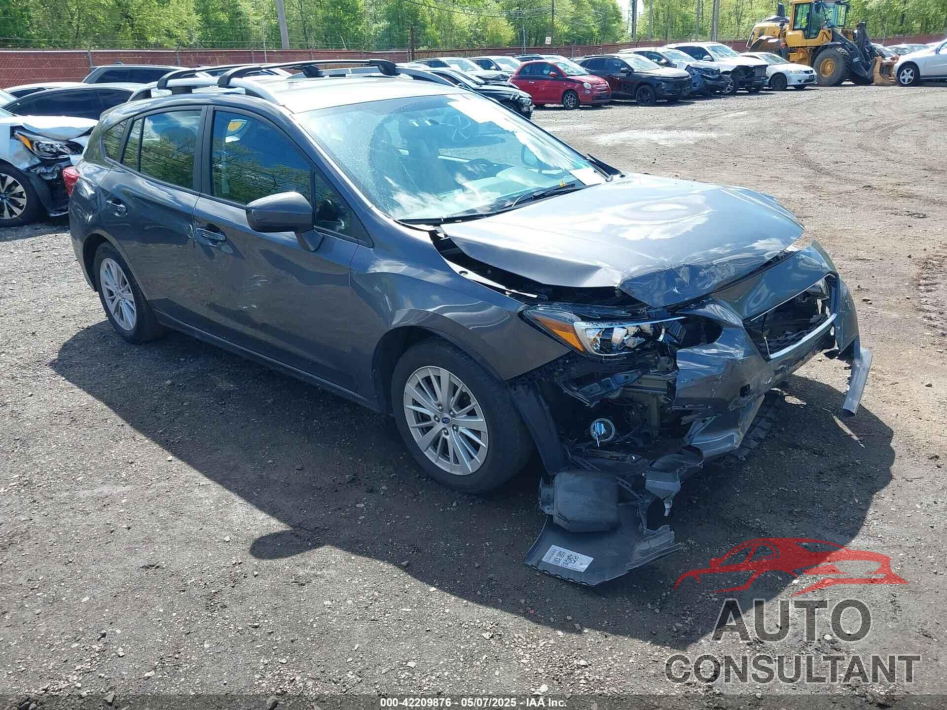 SUBARU IMPREZA 2018 - 4S3GTAD62J3750705
