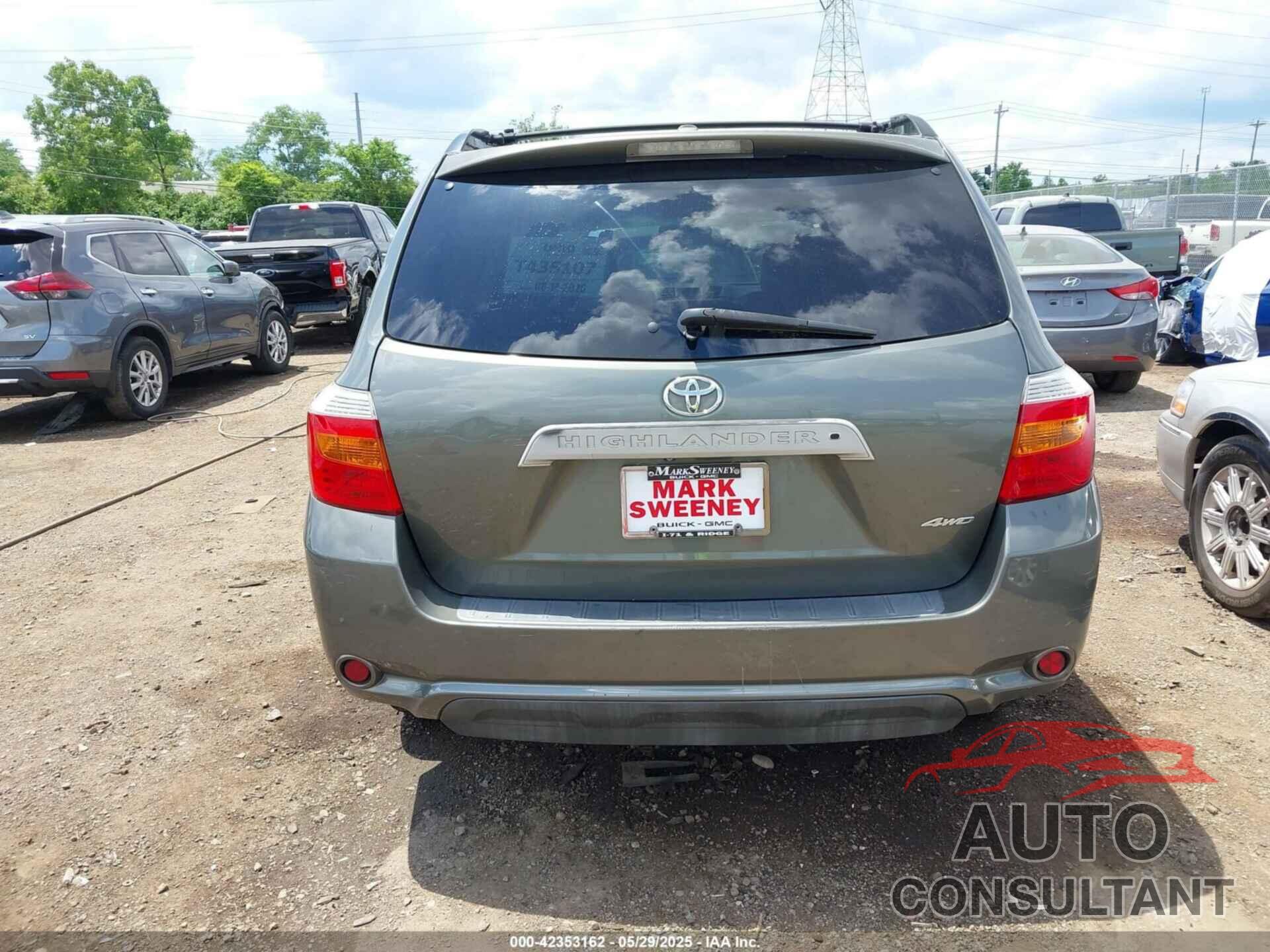 TOYOTA HIGHLANDER 2010 - 5TDJK3EH8AS020087