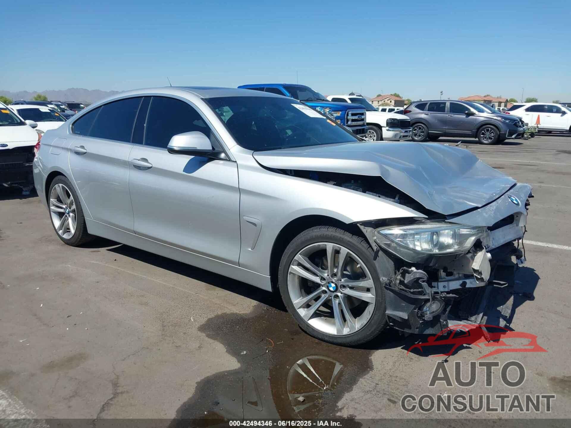 BMW 430I GRAN COUPE 2017 - WBA4F7C32HG788729