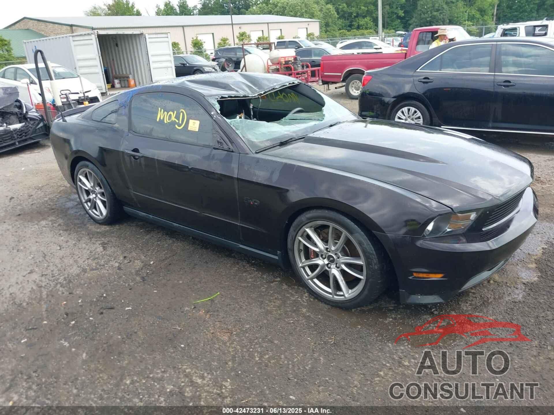 FORD MUSTANG 2012 - 1ZVBP8CF1C5200585