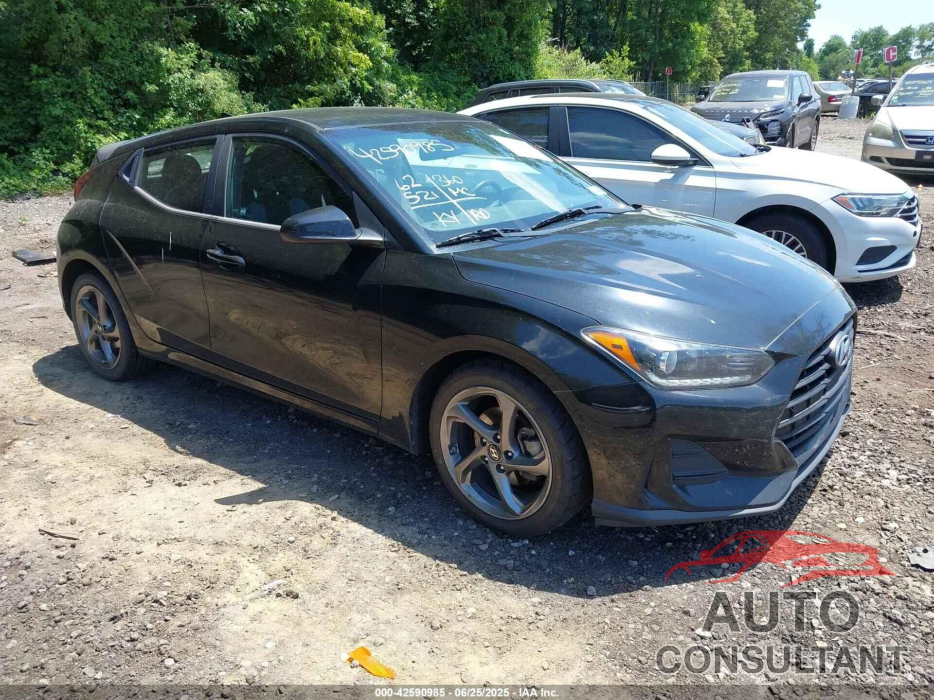 HYUNDAI VELOSTER 2019 - KMHTG6AF3KU001598
