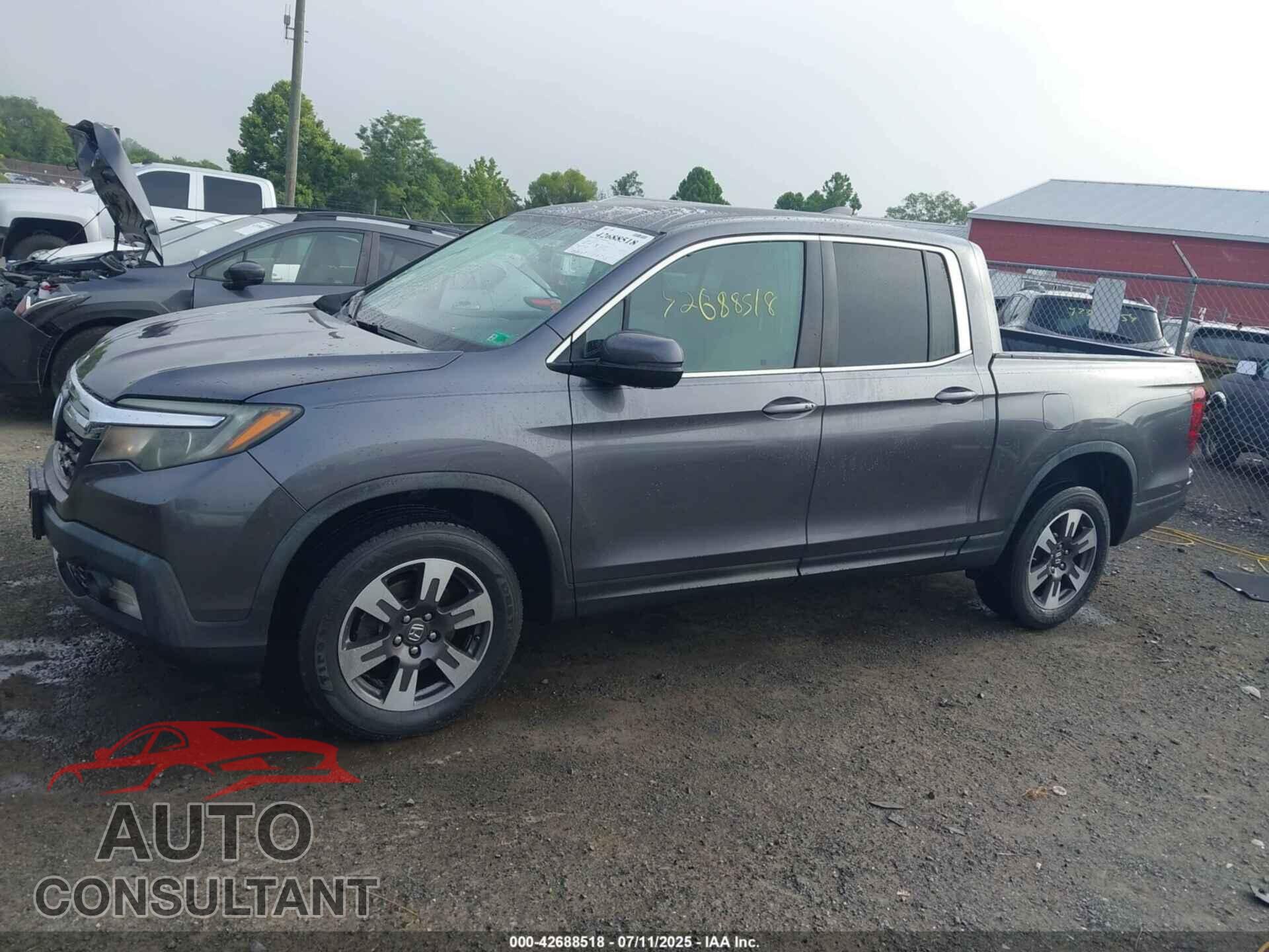 HONDA RIDGELINE 2017 - 5FPYK3F52HB032017