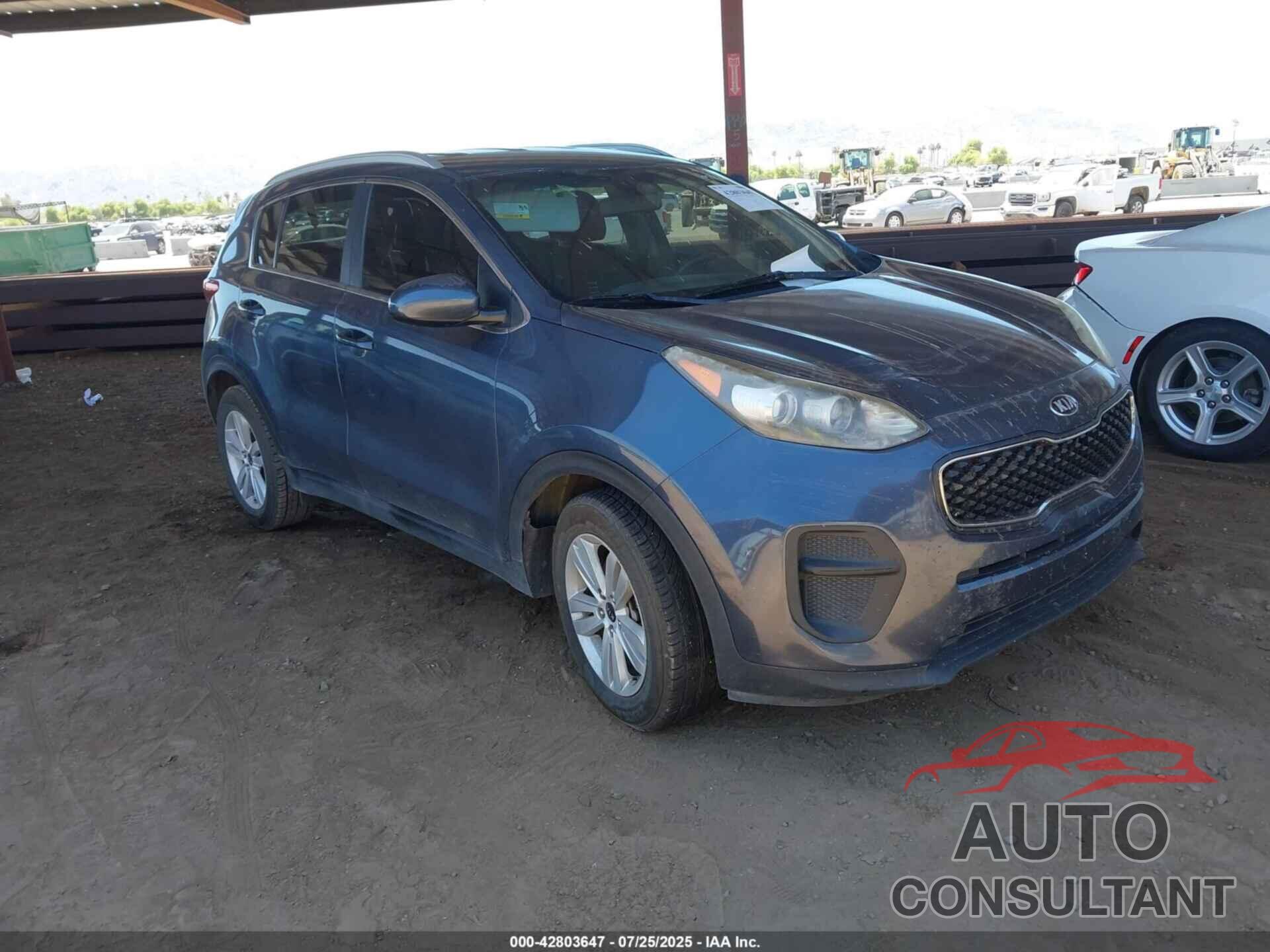 KIA SPORTAGE 2017 - KNDPM3AC5H7072201