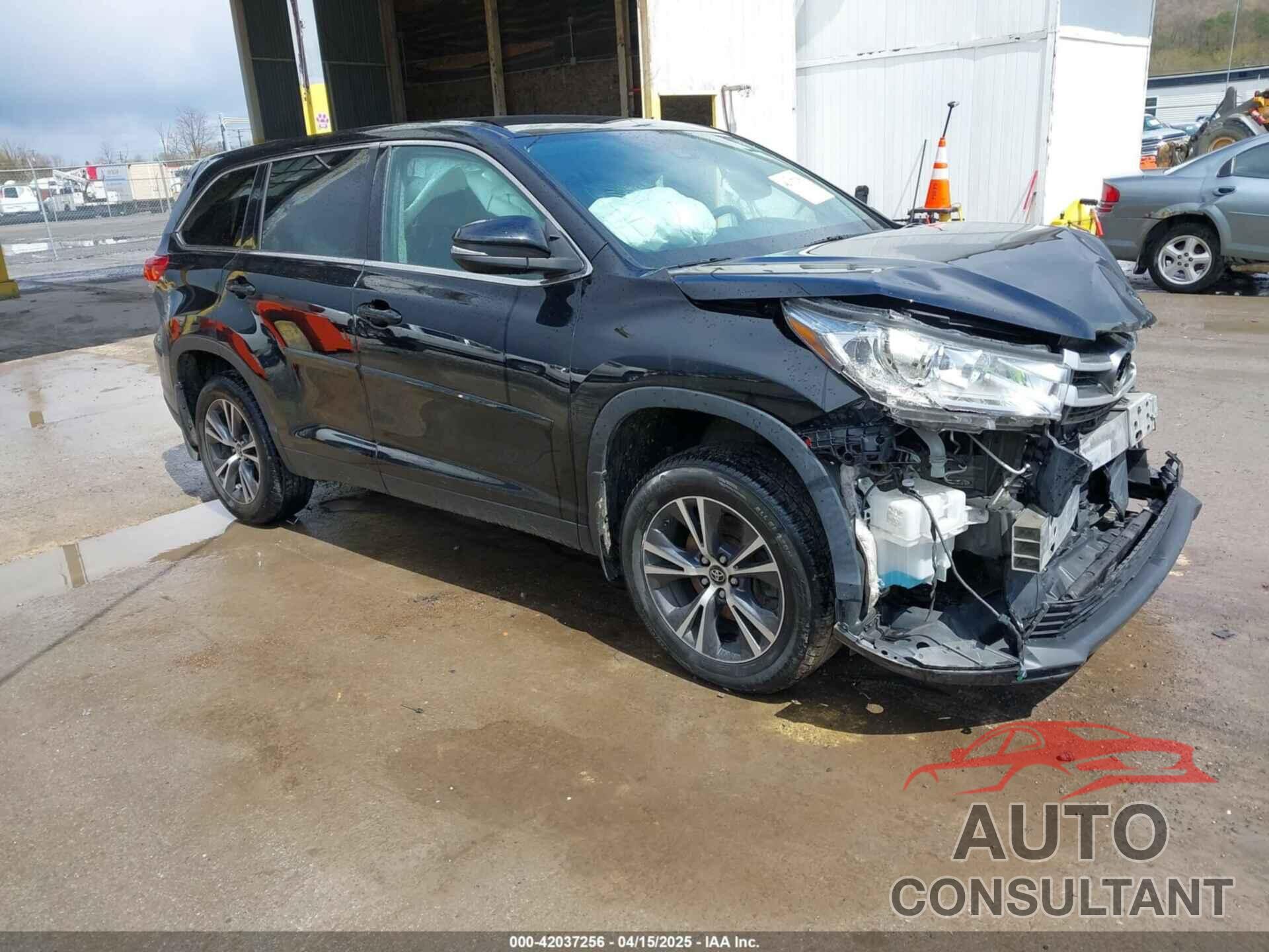 TOYOTA HIGHLANDER 2019 - 5TDBZRFHXKS982362