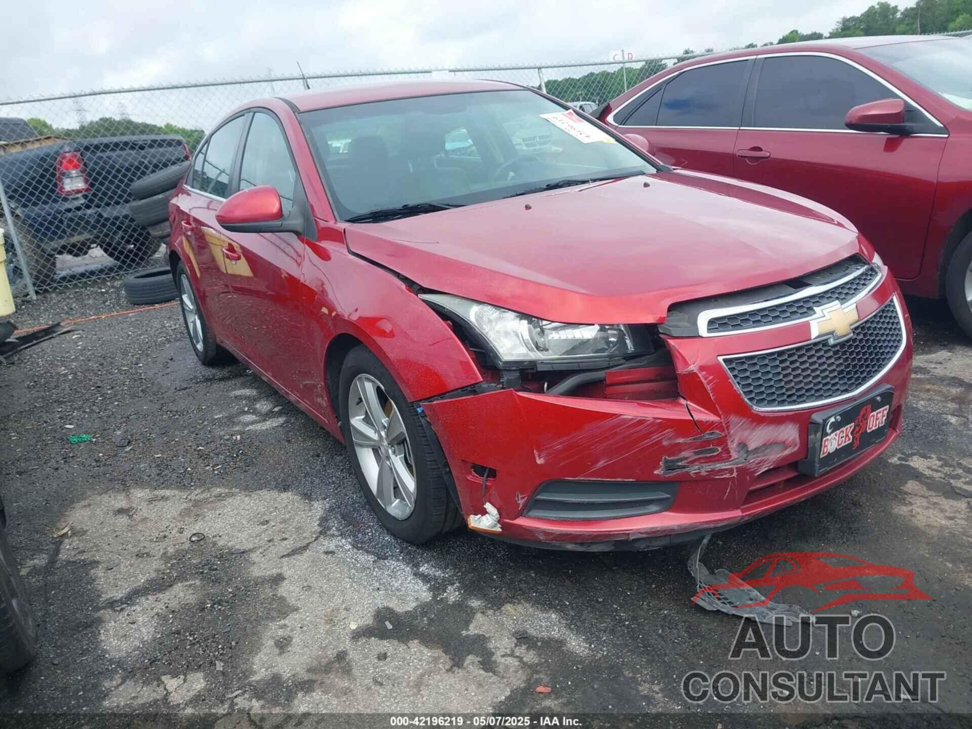 CHEVROLET CRUZE 2012 - 1G1PG5SC8C7190875