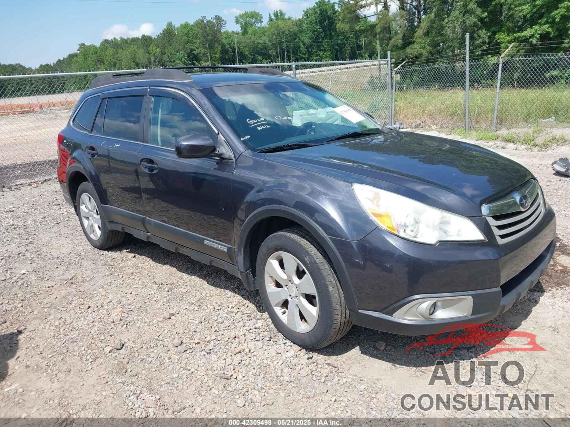 SUBARU OUTBACK 2011 - 4S4BRBCC8B3378452