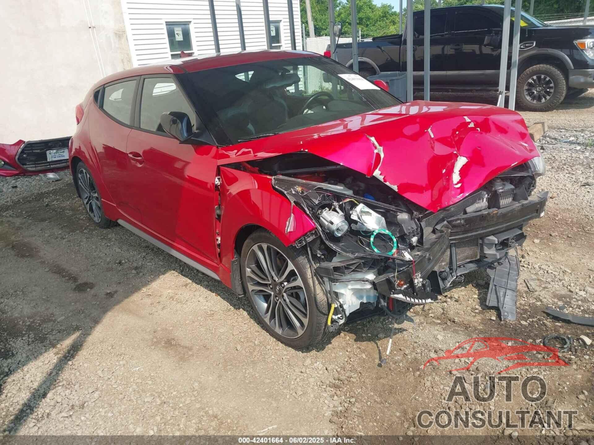 HYUNDAI VELOSTER 2016 - KMHTC6AE8GU267676