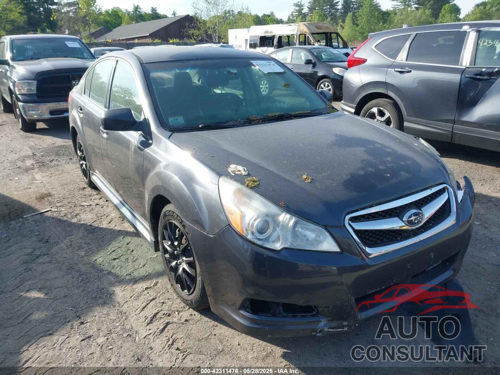 SUBARU LEGACY 2011 - 4S3BMBA6XB3250150