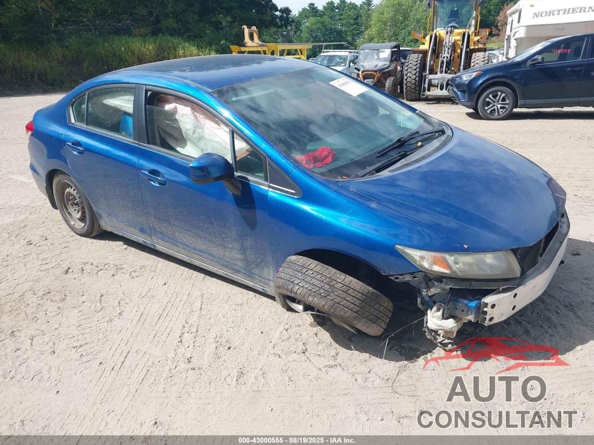 HONDA CIVIC 2013 - 2HGFB2F54DH563302