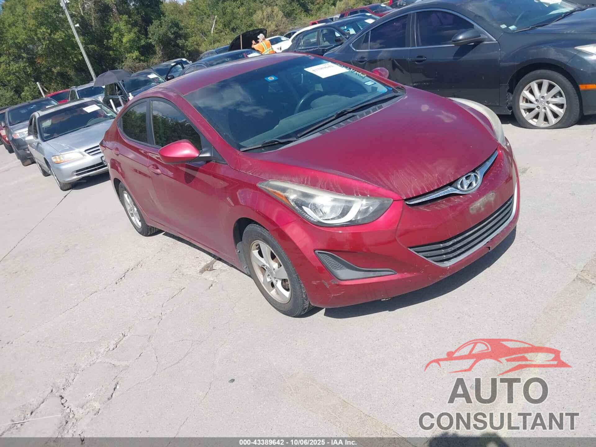 HYUNDAI ELANTRA 2014 - 5NPDH4AE8EH536653