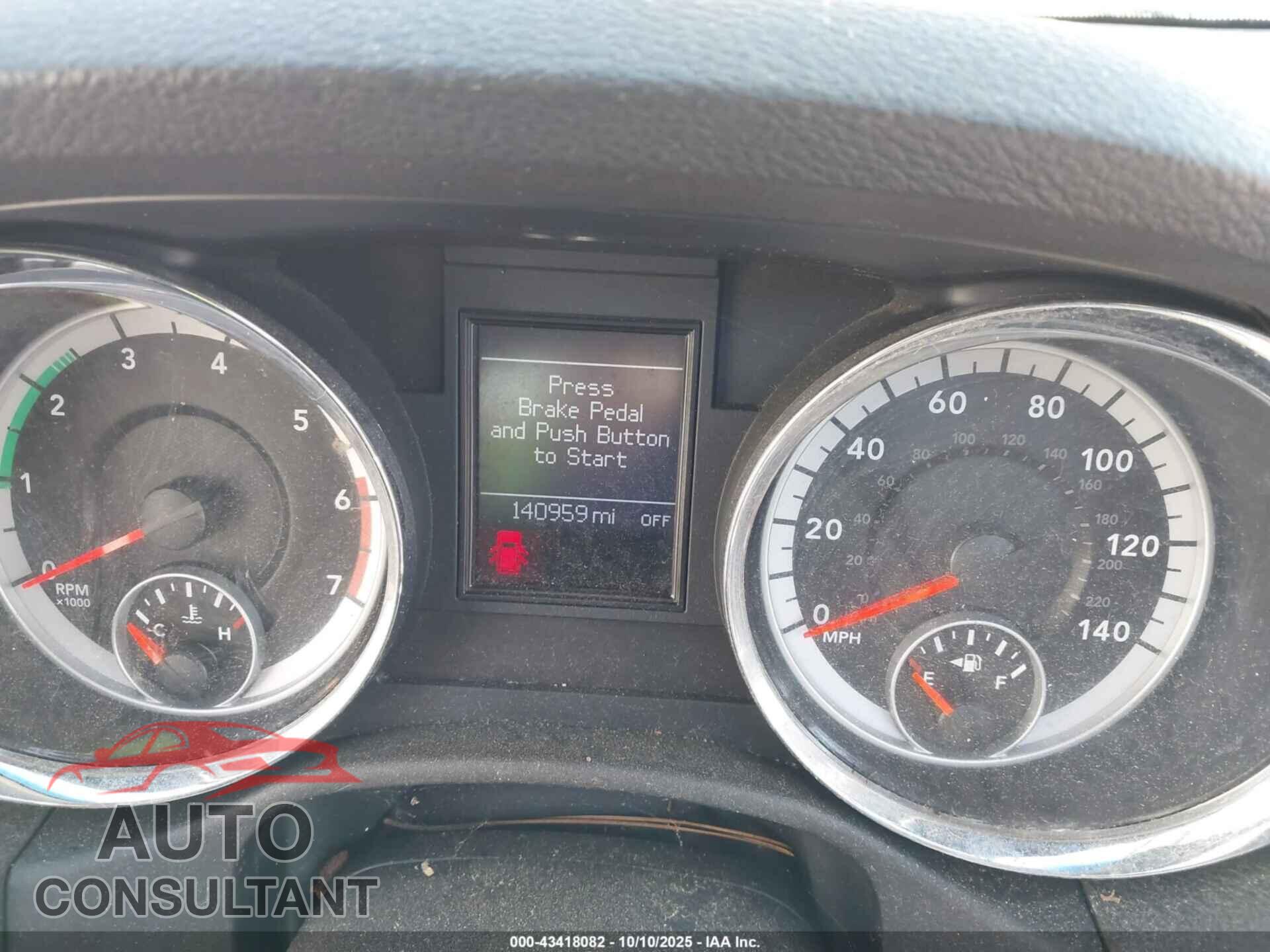 DODGE DURANGO 2011 - 1D4SE6GT1BC682923