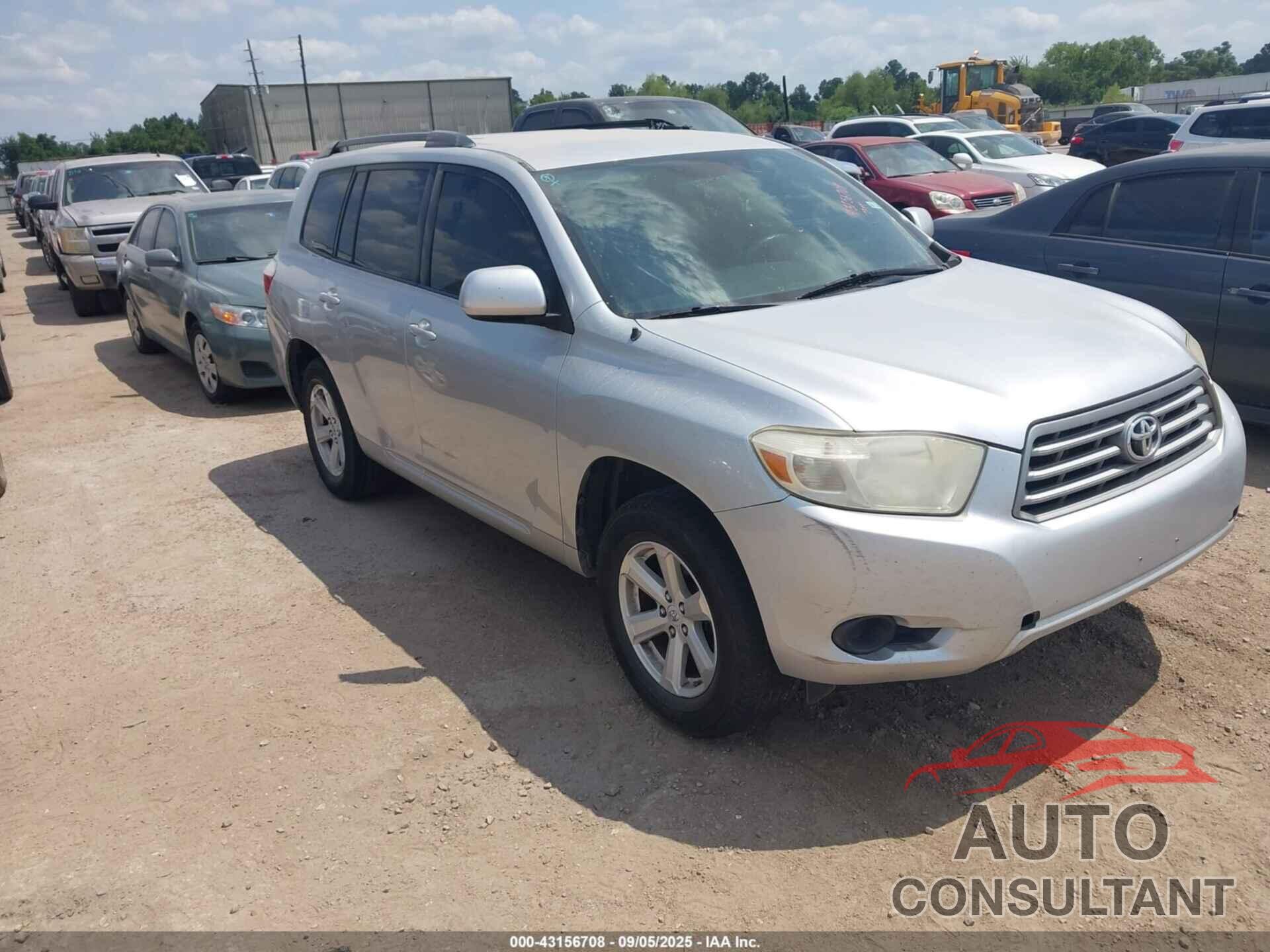 TOYOTA HIGHLANDER 2010 - 5TDZK3EH4AS001359