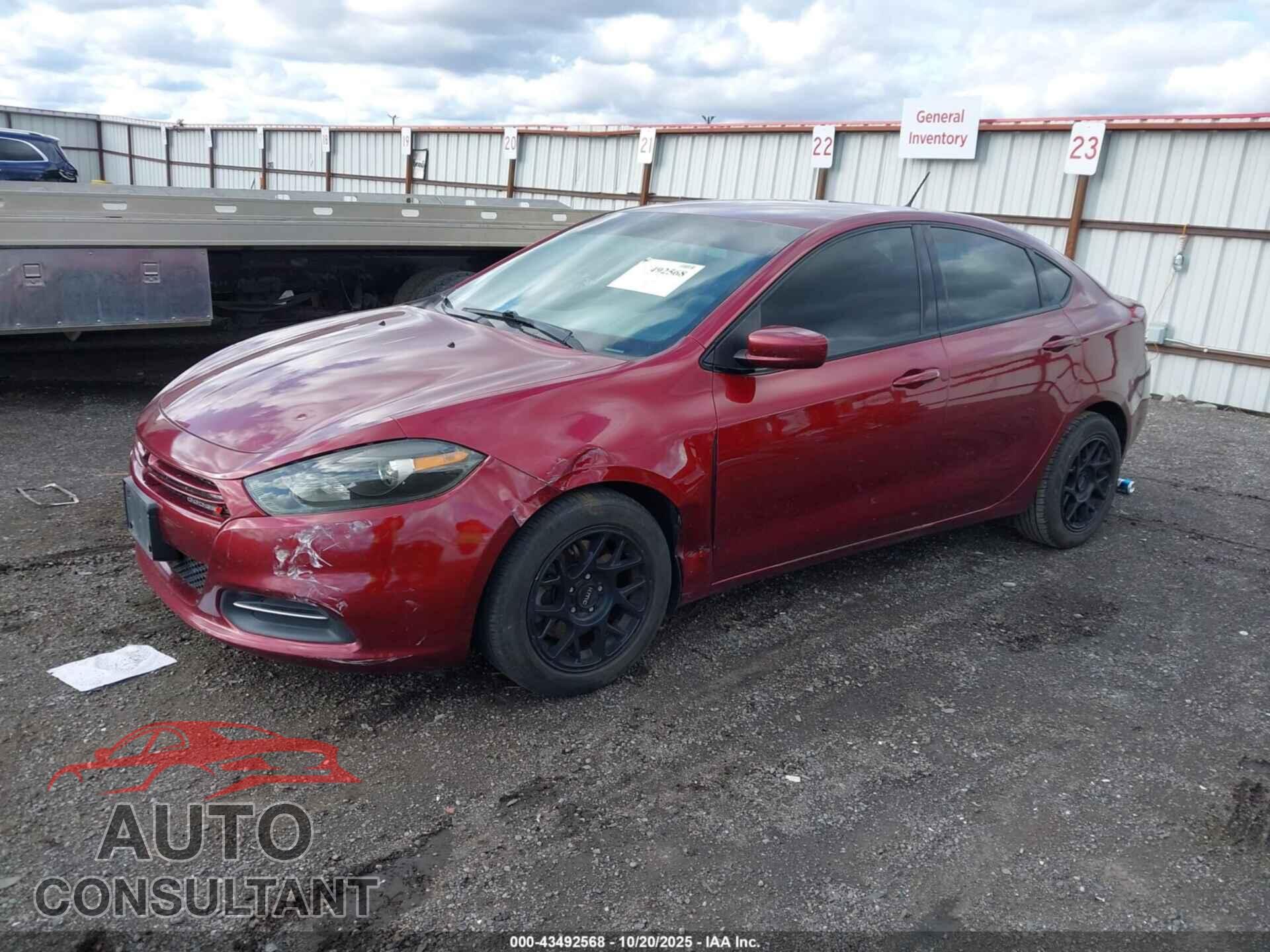 DODGE DART 2015 - 1C3CDFAA0FD253403