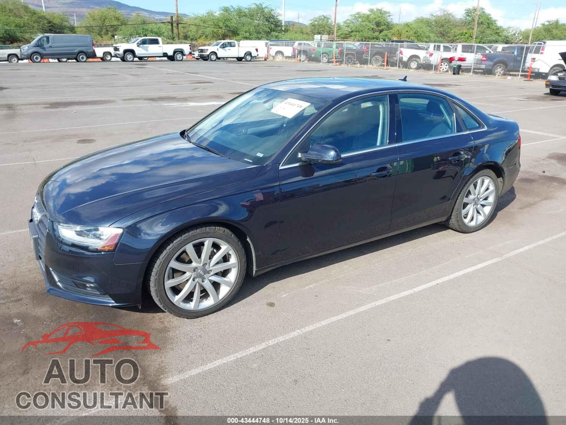 AUDI A4 2013 - WAUEFAFL0DN038085