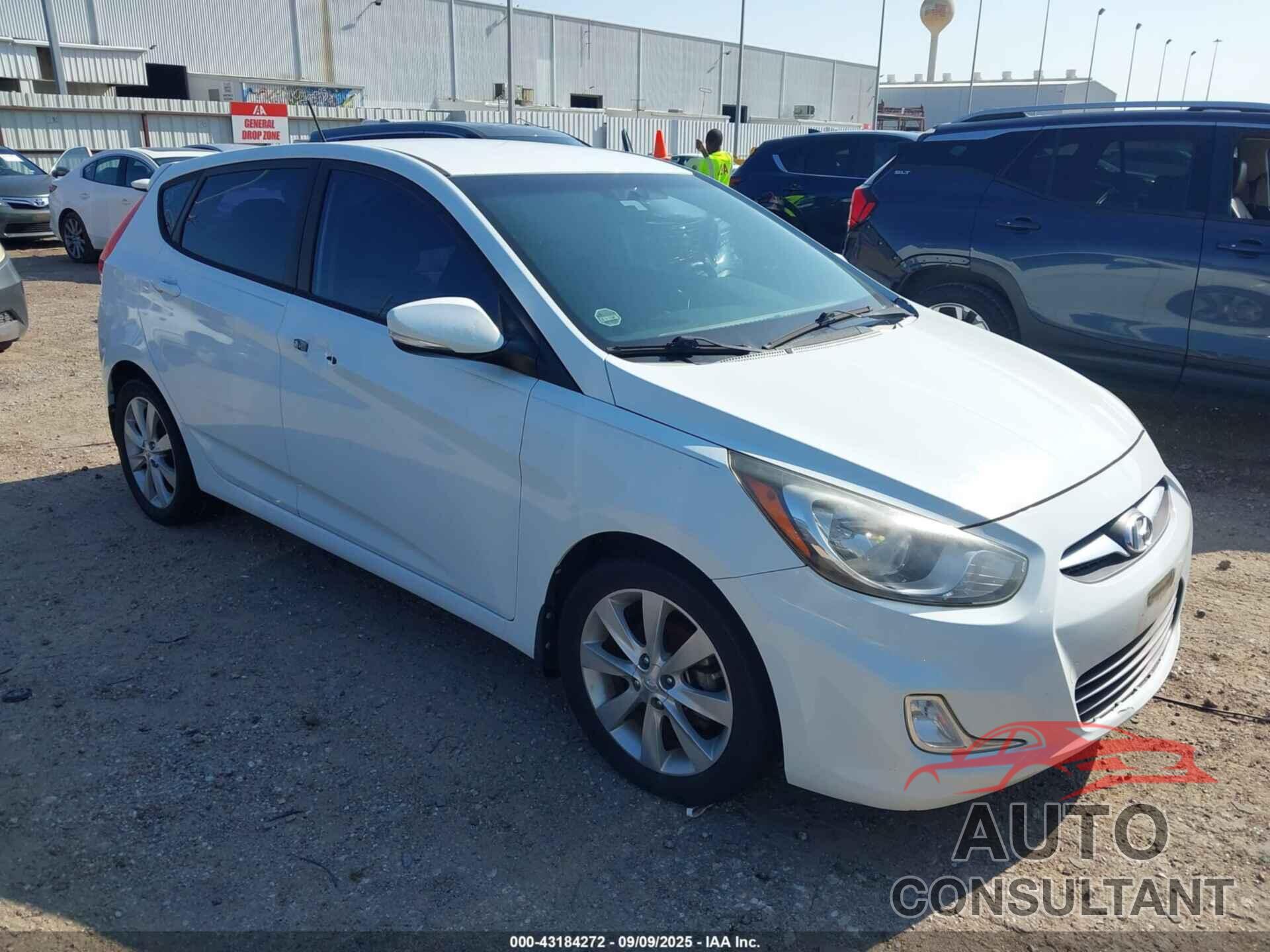HYUNDAI ACCENT 2013 - KMHCU5AE9DU130975
