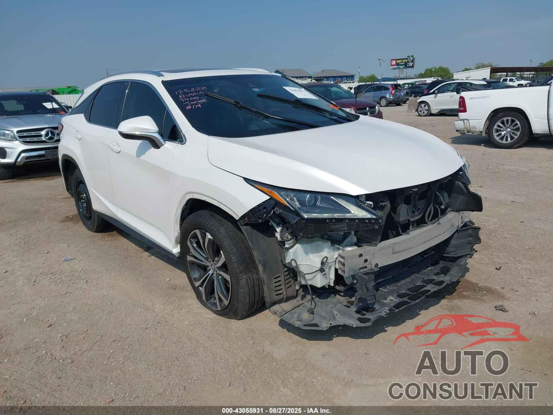 LEXUS RX 350 2019 - 2T2ZZMCA3KC141254