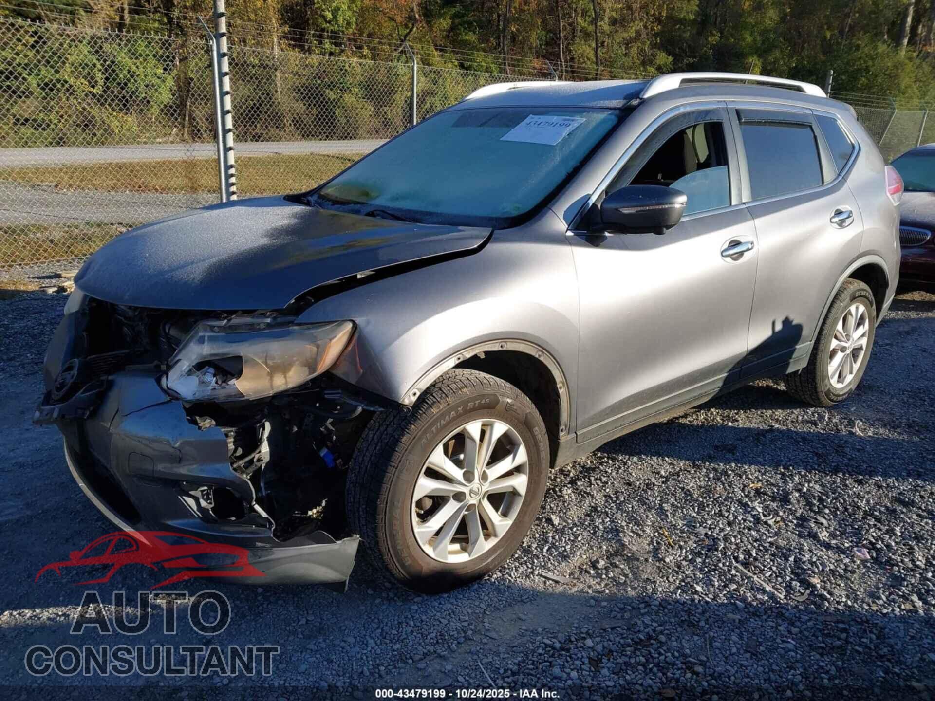 NISSAN ROGUE 2015 - KNMAT2MV8FP515406