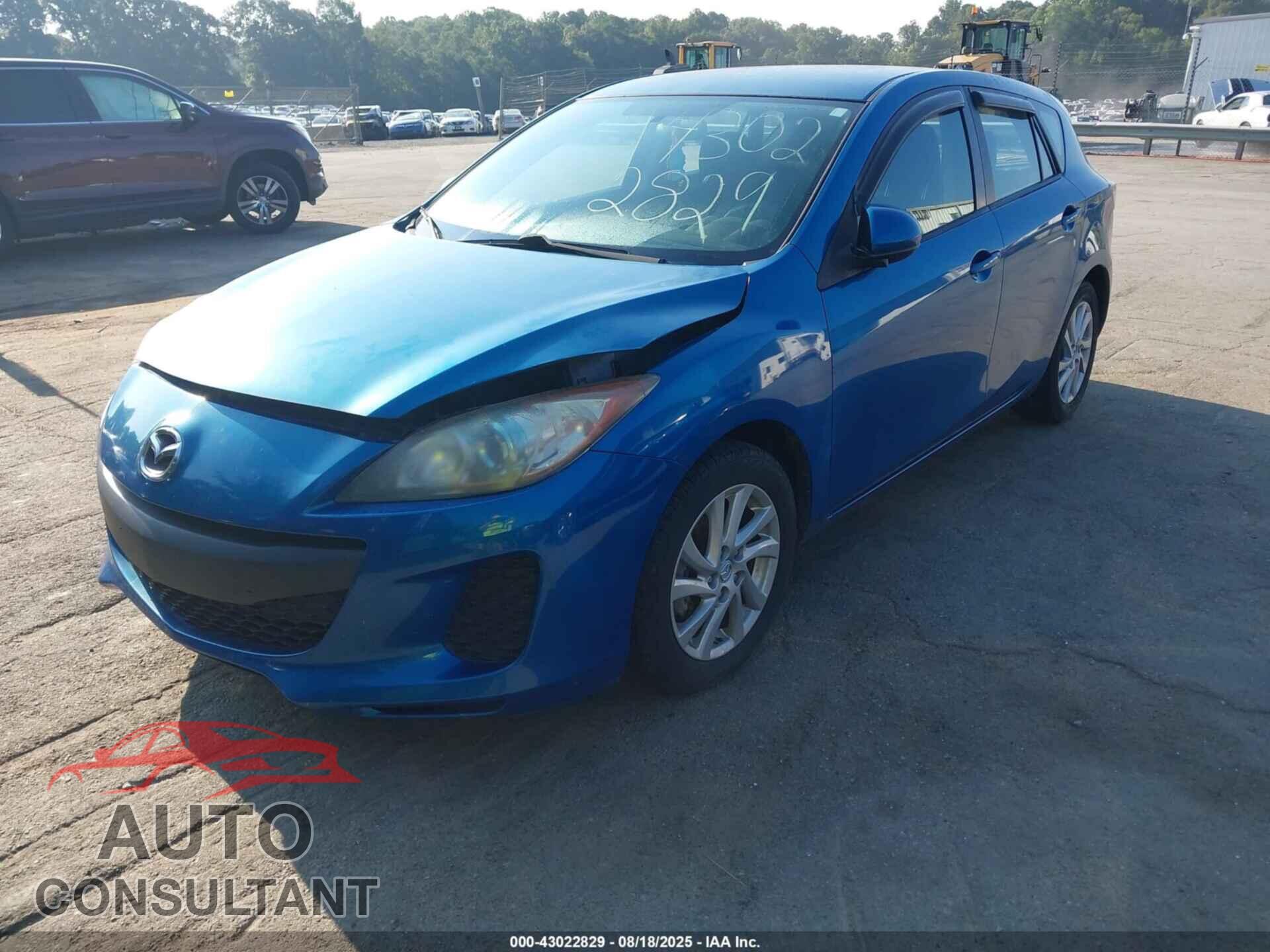 MAZDA MAZDA3 2012 - JM1BL1L70C1679281