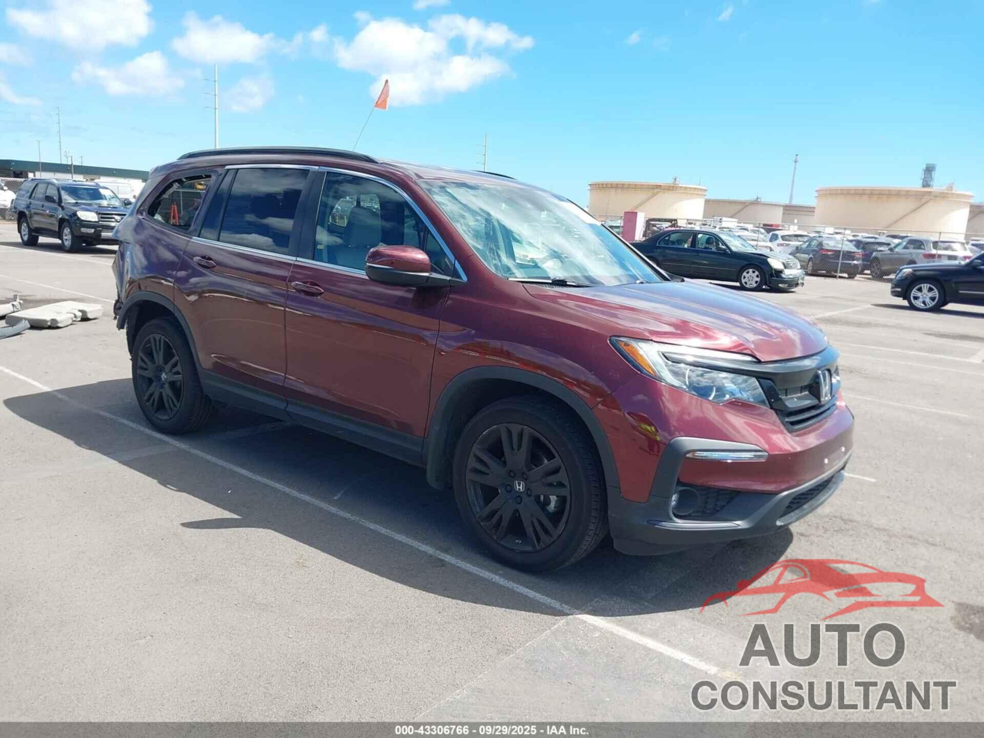 HONDA PILOT 2022 - 5FNYF5H25NB011038