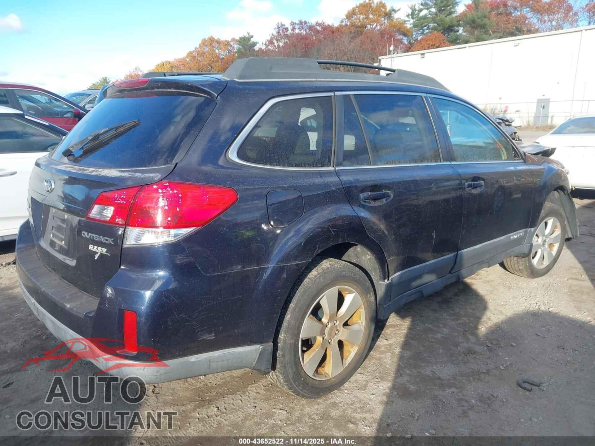 SUBARU OUTBACK 2012 - 4S4BRBCC6C3297600