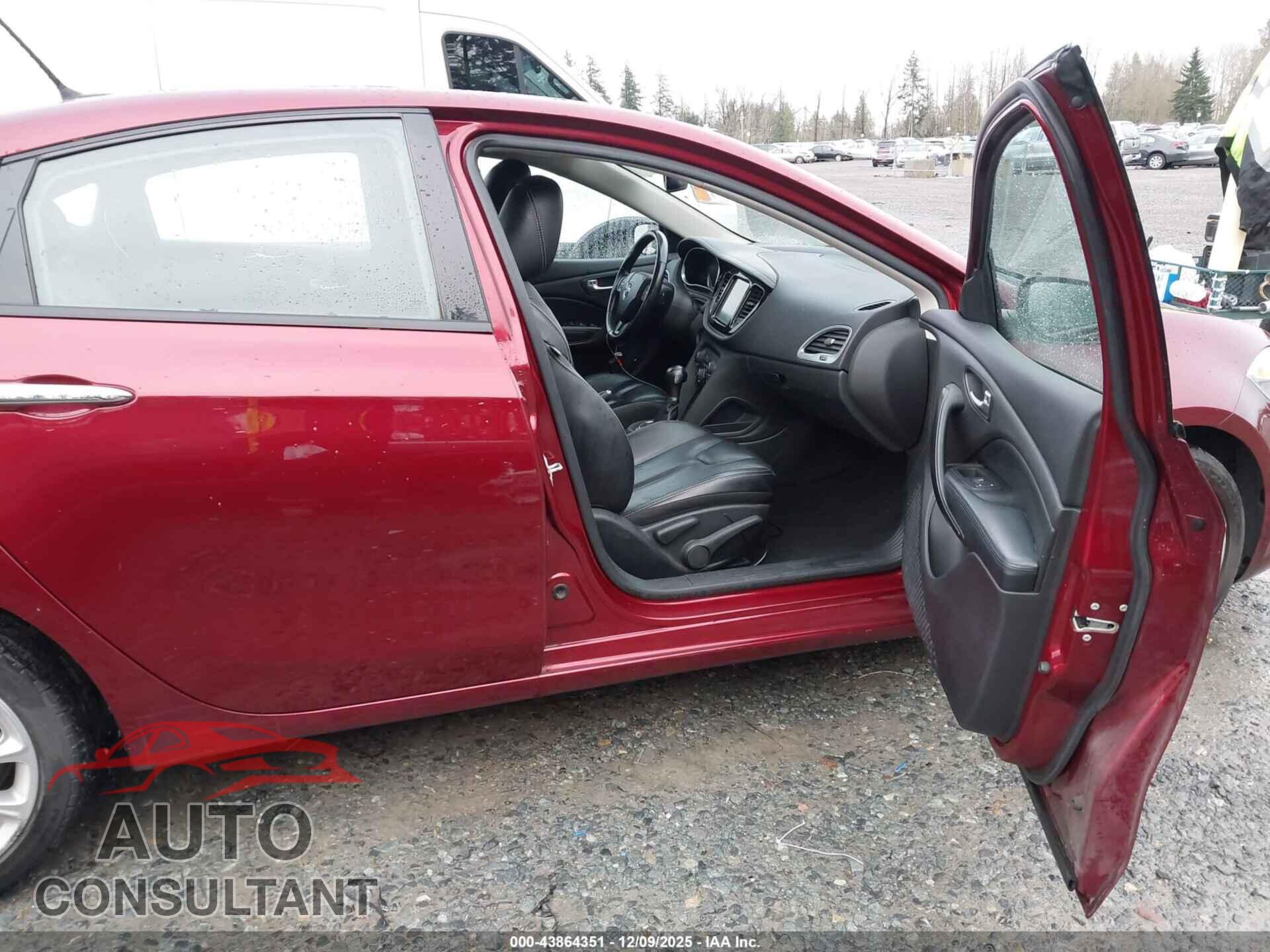 DODGE DART 2015 - 1C3CDFCB0FD242679