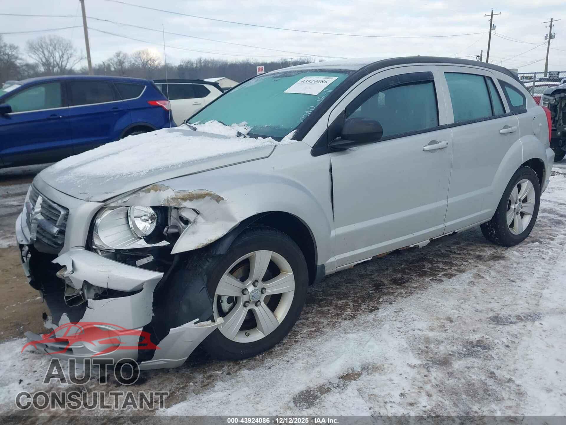 DODGE CALIBER 2012 - 1C3CDWDA9CD505916